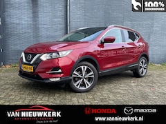 Nissan Qashqai - 1.3 DIG-T 140pk N-Connecta | Panoramadak | Navigatie & Carplay | Trekhaak 1300kg | 360 Par