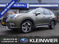 Subaru Forester - 2.0i e-BOXER 150pk CVT Premium | ZWART LEDER | PANO | NAVI | SRS | 5 JAAR FABRIEKS GARANTI