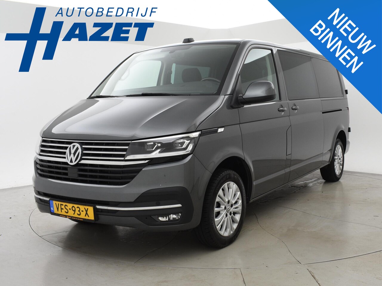 Volkswagen Transporter - BULLI 2.0 TDI 150 PK DSG L2H1 DUBBEL CAB. + 2 SCHUIFDEUREN | VIRTUAL COCKPIT | ADAPTIVE CR - AutoWereld.nl