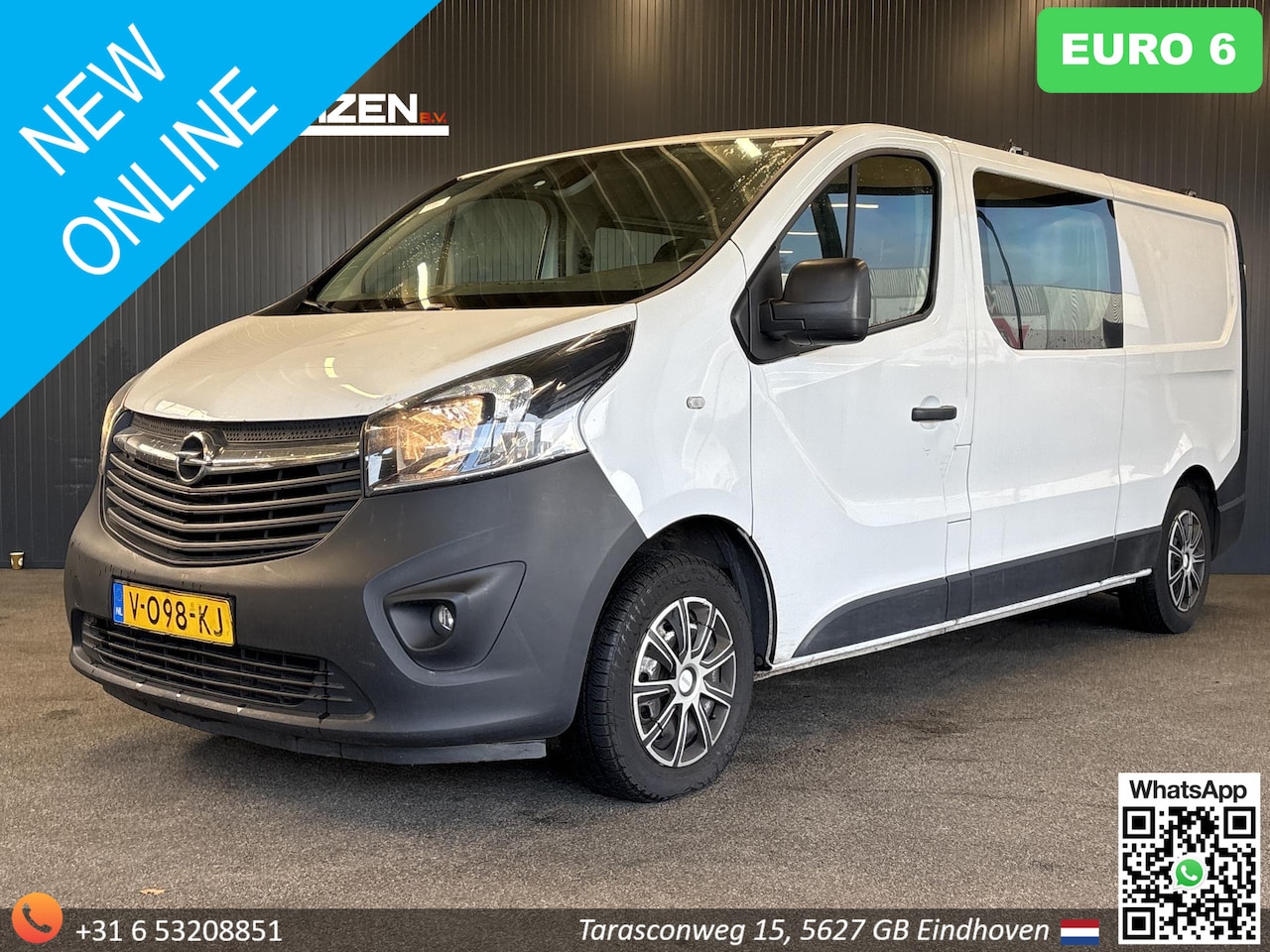 Opel Vivaro - 1.6 CDTI L2H1 Dubbel Cabine Edition EcoFlex | € 6.950,- NETTO! | Euro 6 | Airco | Cruise | - AutoWereld.nl