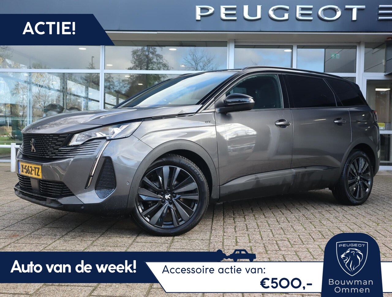 Peugeot 5008 - SUV *Auto v/d Week! GT Mild-Hybrid 136PK e-DCS6 Automaat 7pers. Rijklaarprijs, Adaptieve c - AutoWereld.nl