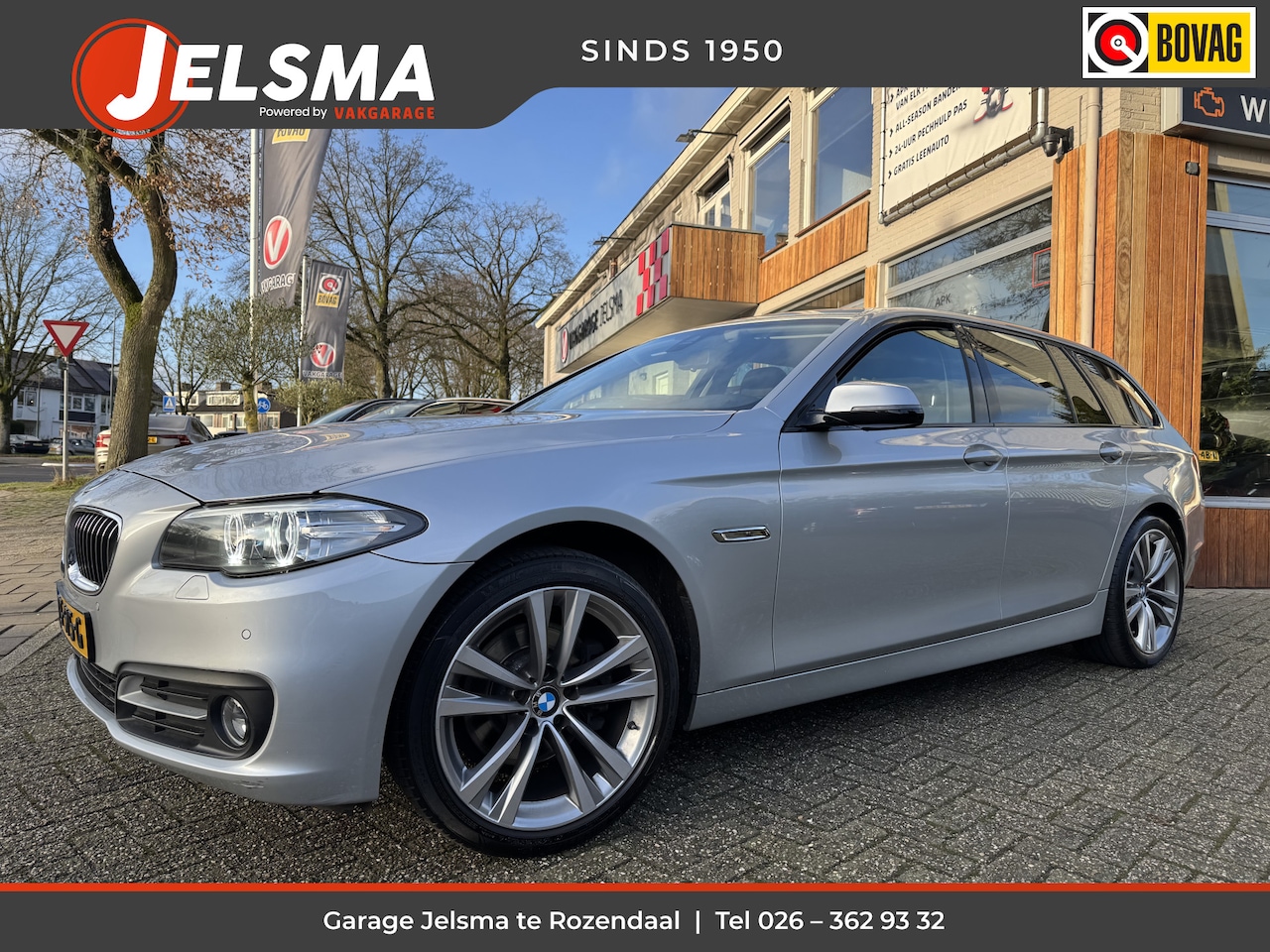 BMW 5-serie Touring - 520xd Executive Aut. Trekhaak | Navi+ | Clima - AutoWereld.nl