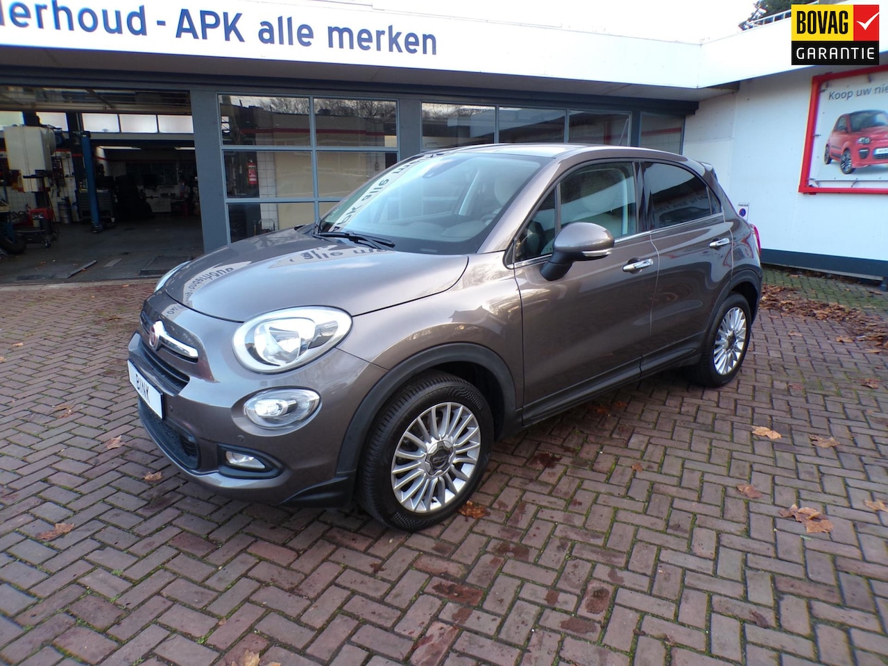 Fiat 500 X - 1.4 Turbo MultiAir Lounge Navi. /17"LMV/Parkeersensoren V+A / Climate Control/Cruise Contr - AutoWereld.nl