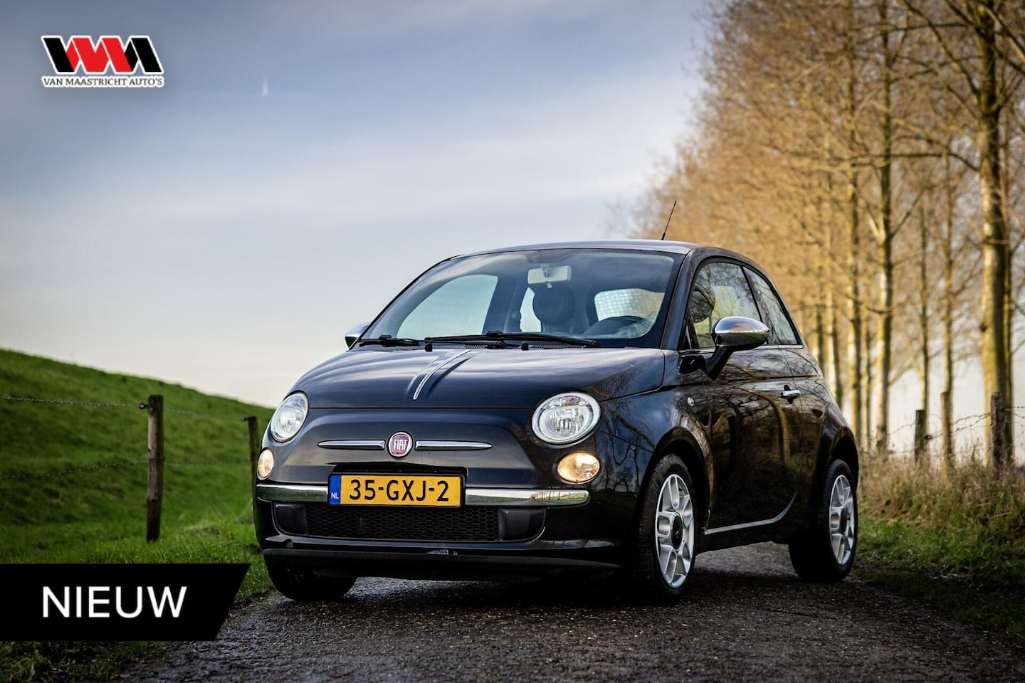 Fiat 500 - 1.2 Lounge | Autmaat | NAP | Pano | LM Velgen - AutoWereld.nl