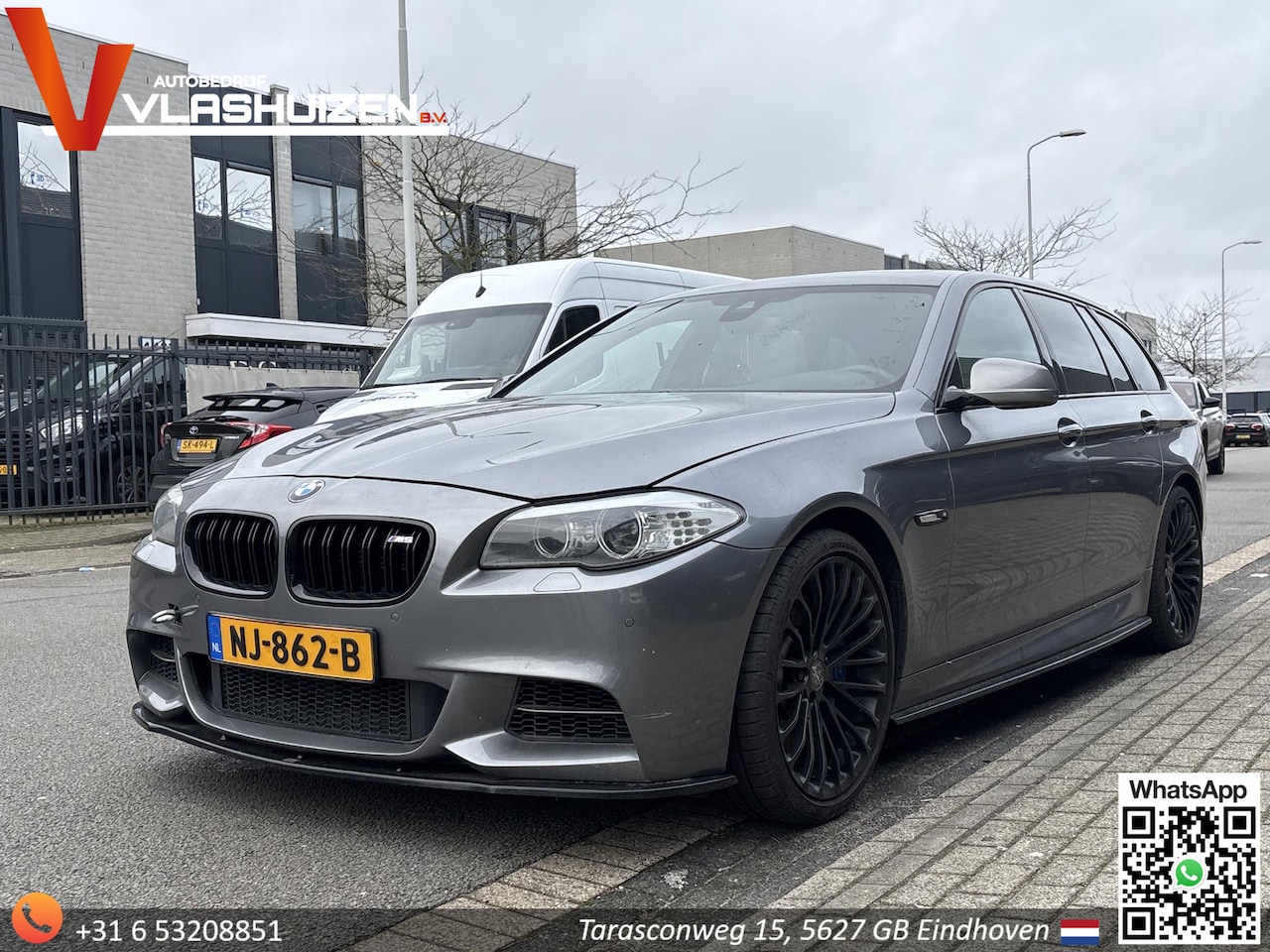 BMW 5-serie Touring - M550xd Automaat | MOTOR DEFECT! | Breyton Velgen | Pano | Leder | Stoelverwarming | Cruise - AutoWereld.nl