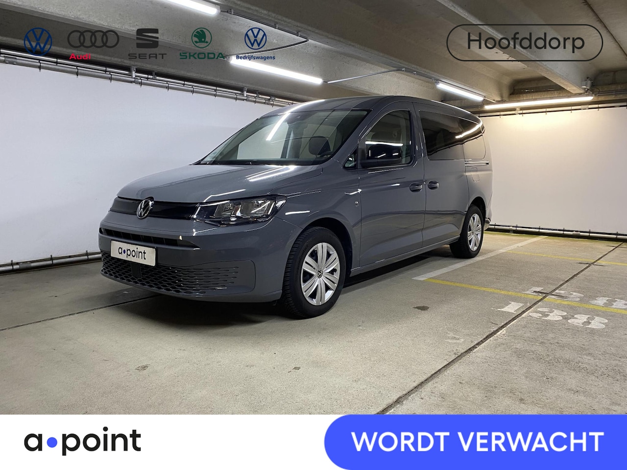 Volkswagen Caddy Maxi - 1.5 TSI 7p 114 pk Automaat (DSG) | 7 persoons | Navigatie | Trekhaak| Achteruitrijcamera | - AutoWereld.nl