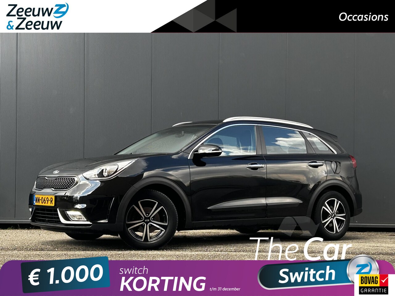 Kia Niro - 1.6i Hybrid First Edition Dealer onderhouden | Navi | Bluetooth | Climate & cruise control - AutoWereld.nl