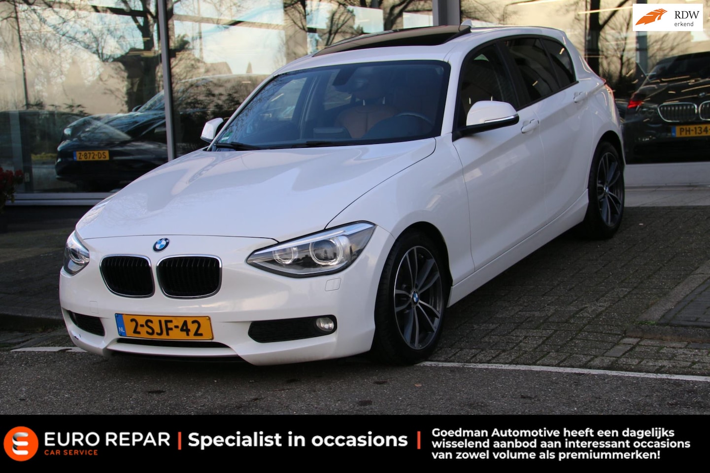 BMW 1-serie - 116i EDE Executive 1E EIG. LEDER SCHUIFDAK! - AutoWereld.nl