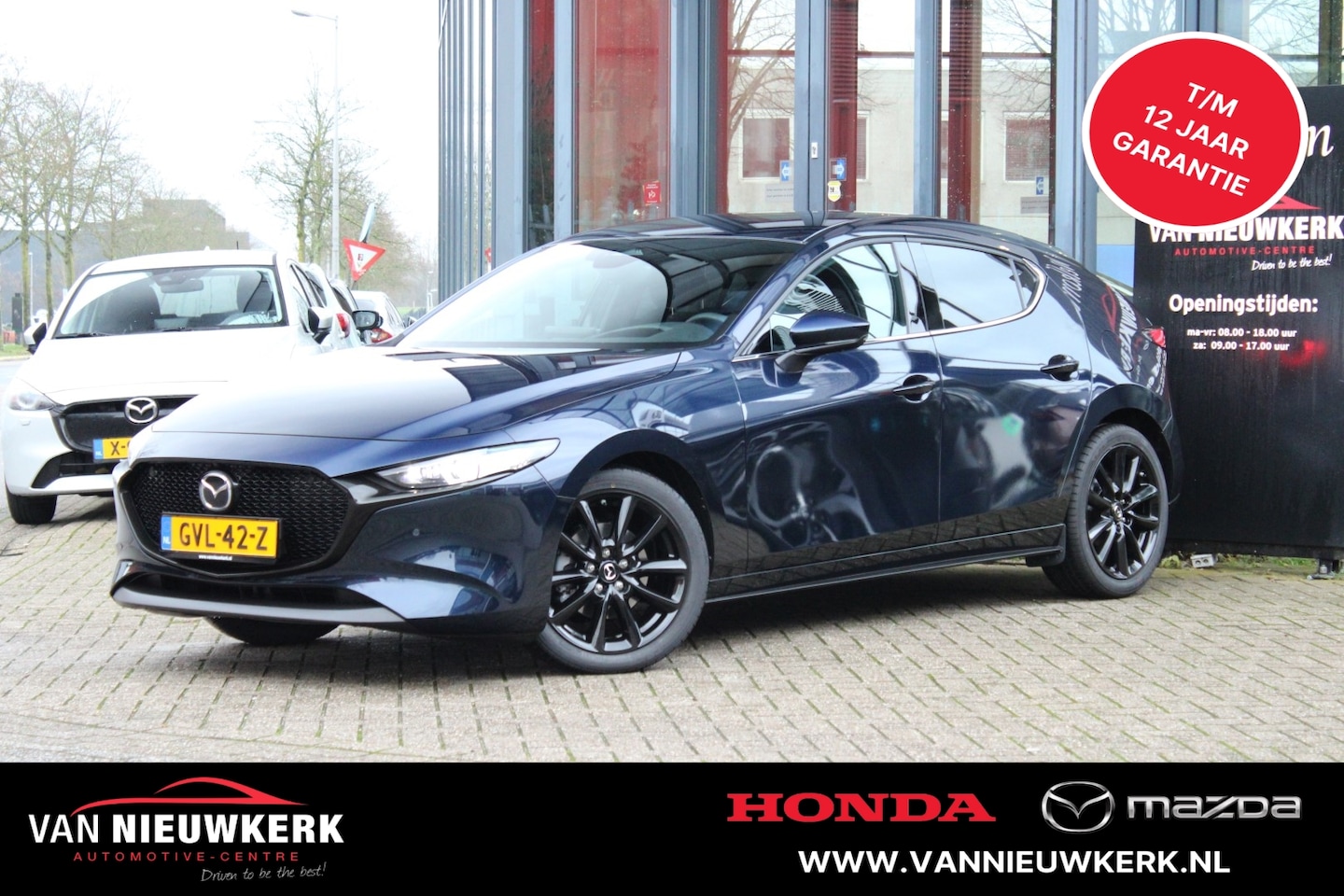 Mazda 3 - Hatchback Skyactiv-X 186pk M Hybrid Exclusive-Line BOSE 360 Camera Carplay - AutoWereld.nl