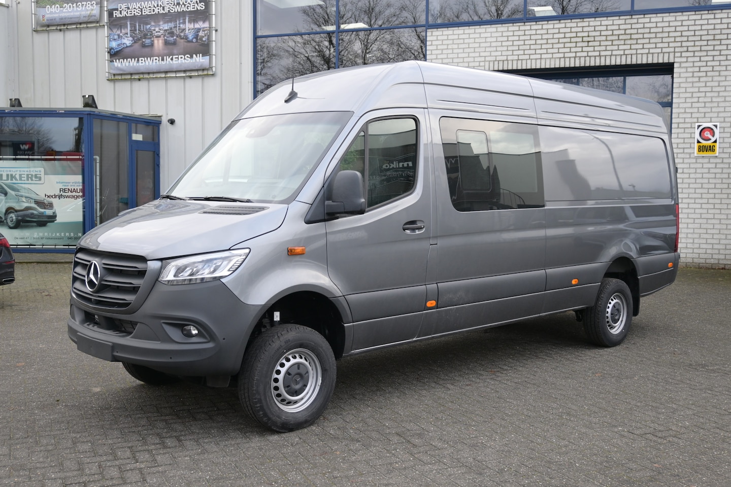 Mercedes-Benz Sprinter - 319 CDI 4x4 L3H2 AWD Draaistoel, Distronic, Standkachel, Extra verwarming, Led - AutoWereld.nl