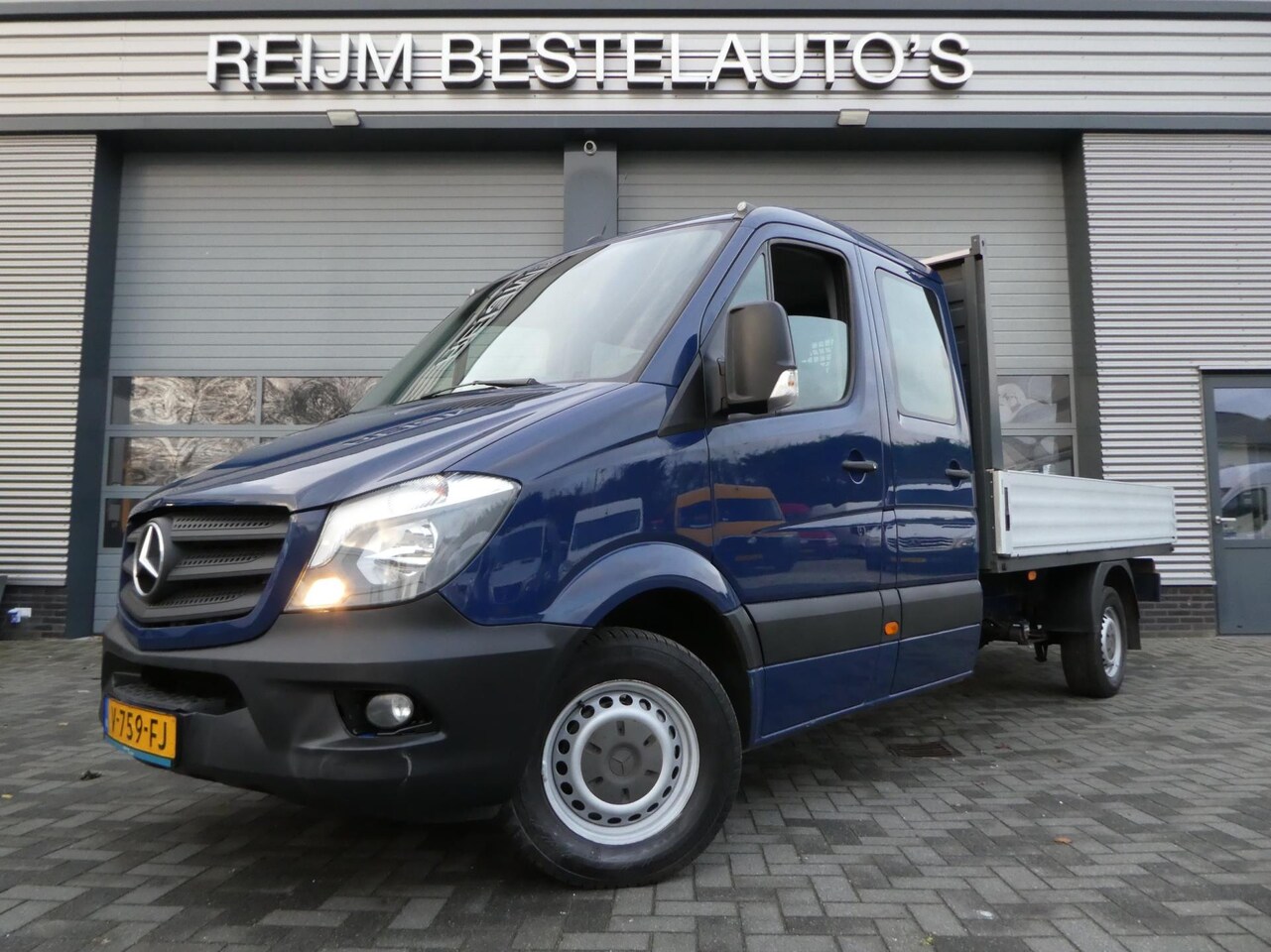 Mercedes-Benz Sprinter - 313 CDI 432 wb open laadbak dc pick-up airco - AutoWereld.nl