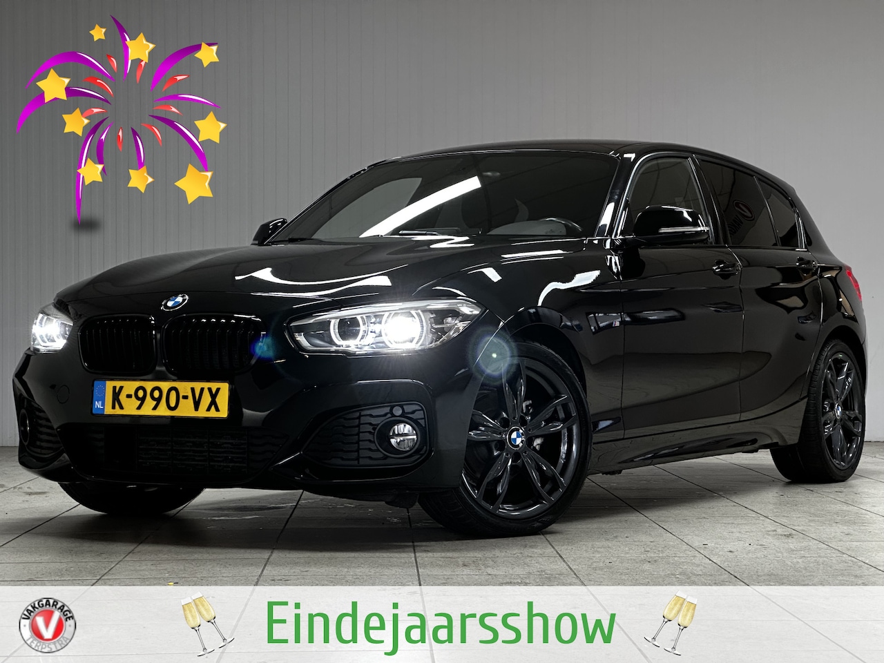 BMW 1-serie - 116i M-Sport/ Shadow-Line/ 18'' LMV/ Half Alcantara Sportst./ LED Koplampen/ Stoelverw./ Z - AutoWereld.nl