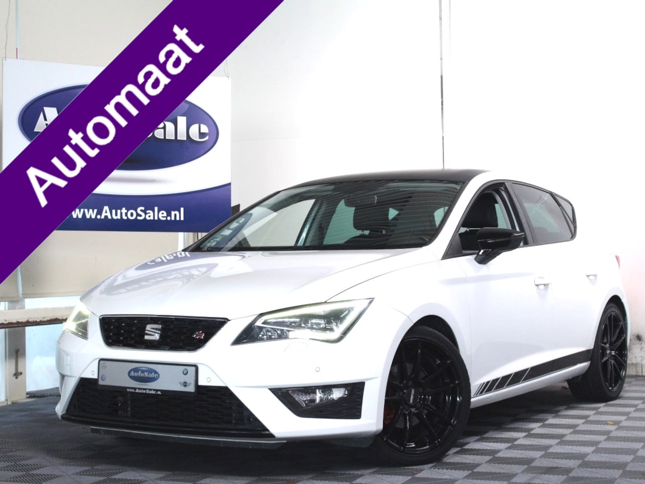 Seat Leon - 1.4 TSI FR DSG 150pk 2eEIG NAV BT PDC CRUISE LEDER STOELVW '16 - AutoWereld.nl