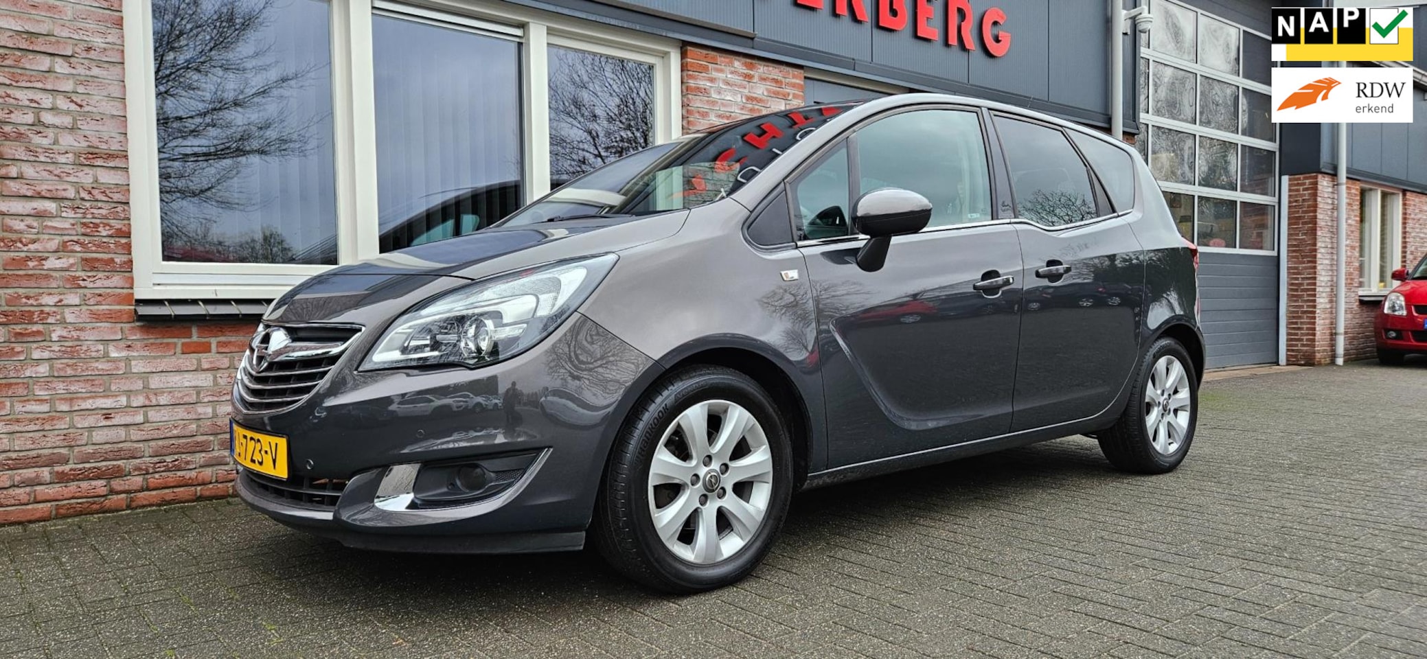 Opel Meriva - 1.4 Turbo Blitz Trekhaak! Navigatie! Camera! PDC! Nette Auto! Dealer Onderhouden! - AutoWereld.nl