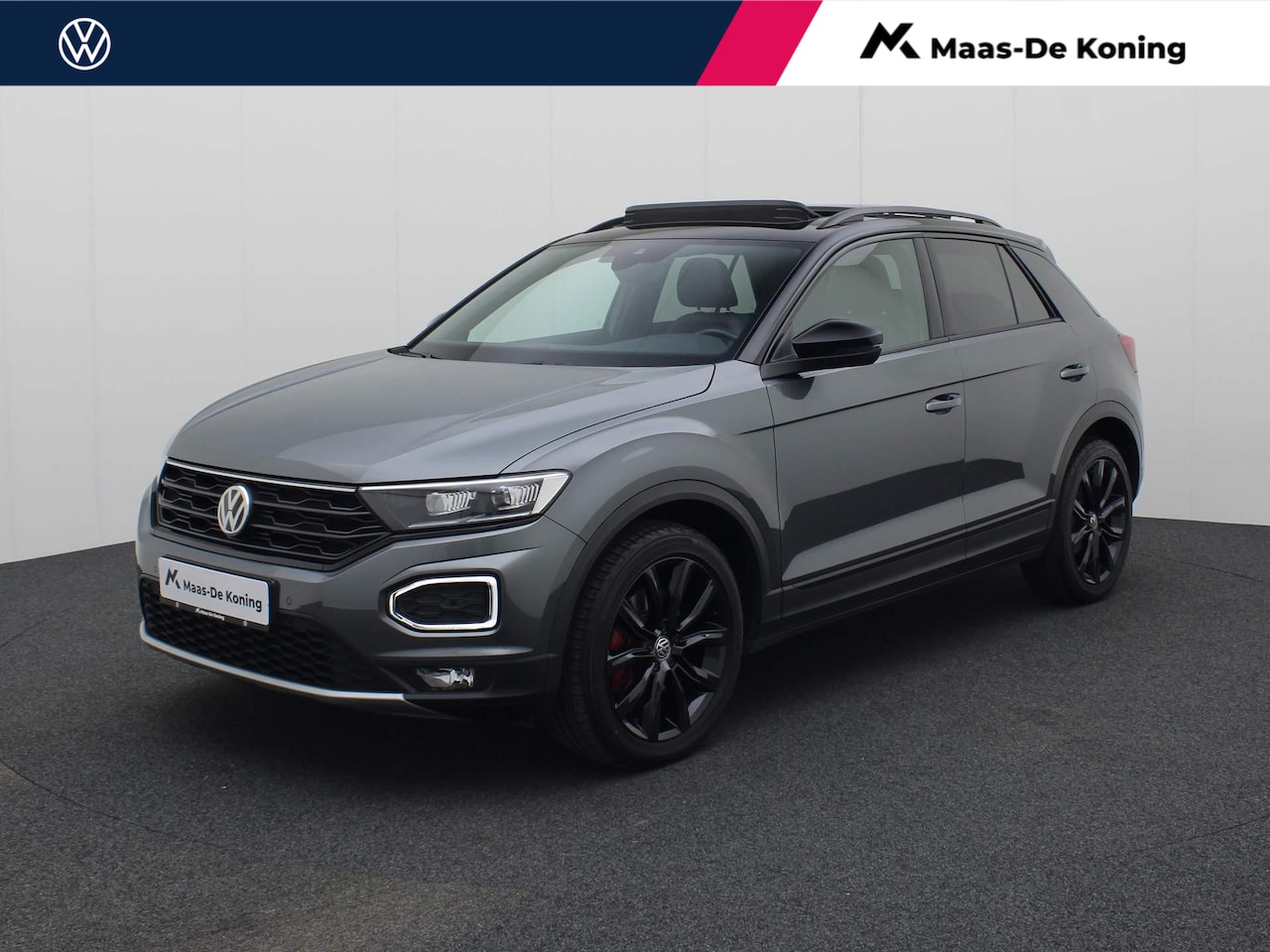 Volkswagen T-Roc - 1.5 TSI 150PK Sport Blackstyle DSG Automaat · Panoramadak · Navigatie · Stoelverwarming - AutoWereld.nl