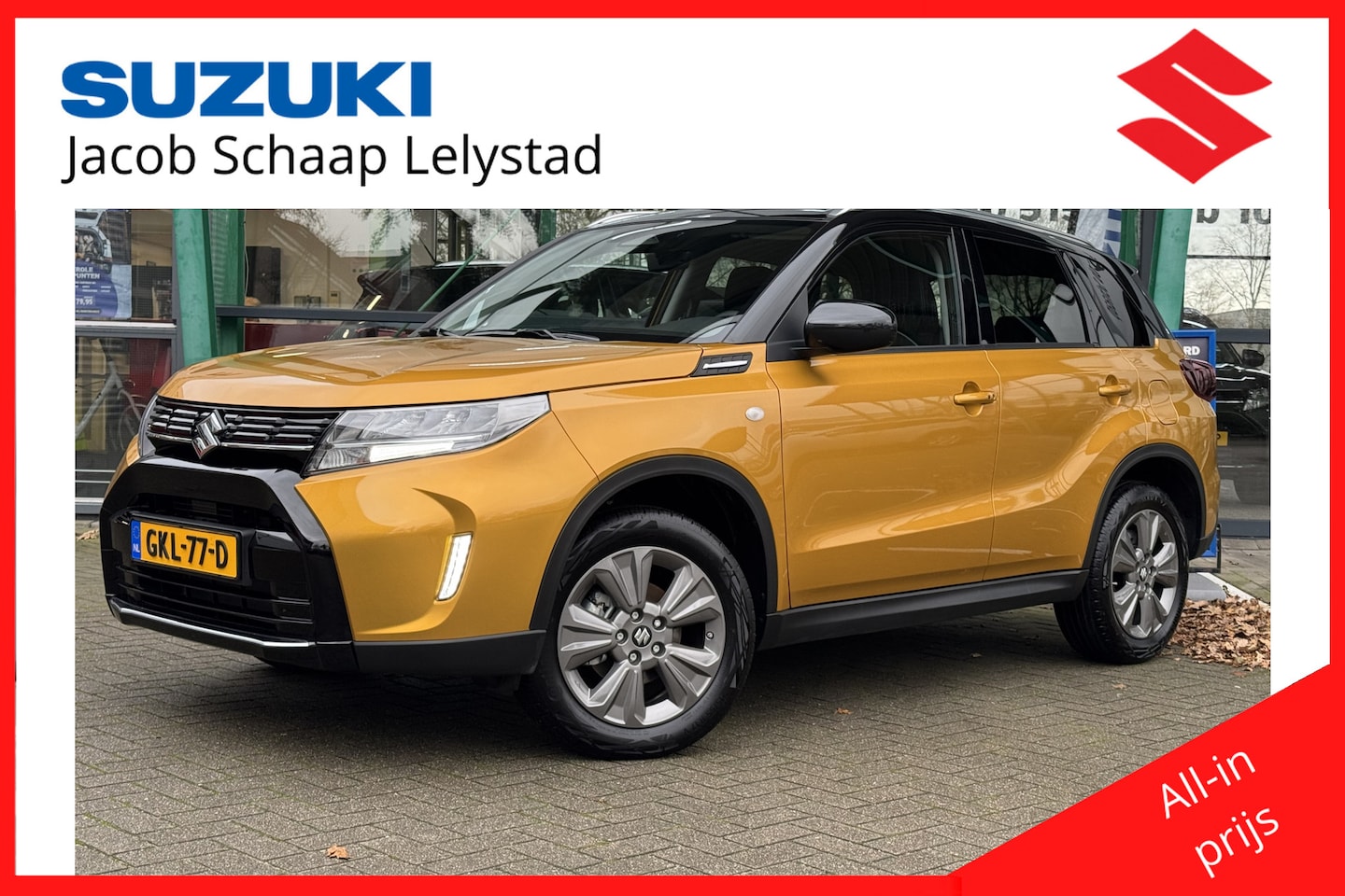 Suzuki Vitara - 1.5 Hybrid Select | Achteruitrijcamera | Draadloze Carplay | Adaptieve CC | Climate contro - AutoWereld.nl