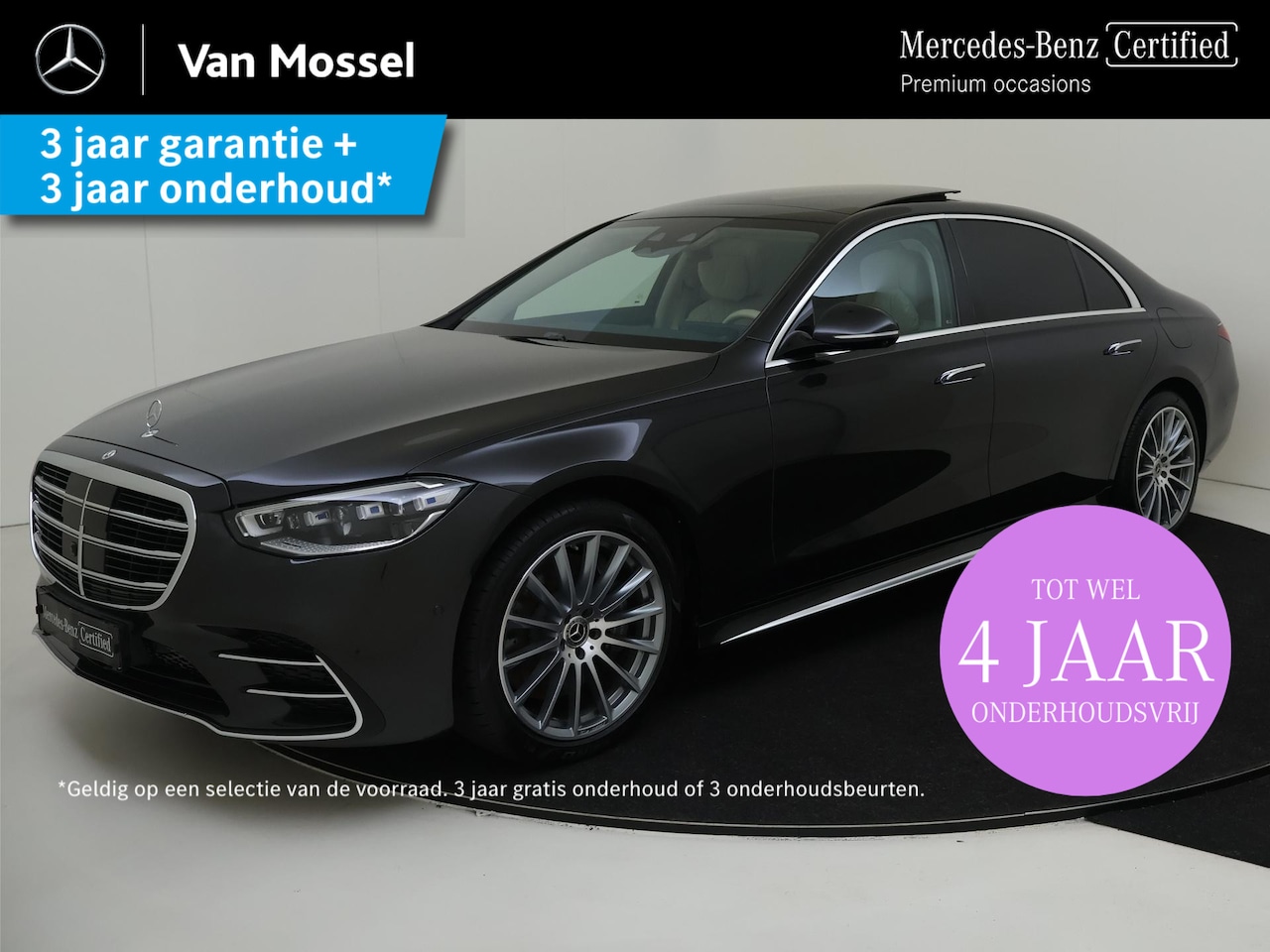 Mercedes-Benz S-klasse - 450 e Lang AMG Line / Premium/ Panoramadak/ 20 inch/ Rear Plus Pack/ Achterasbesturing/ Bu - AutoWereld.nl