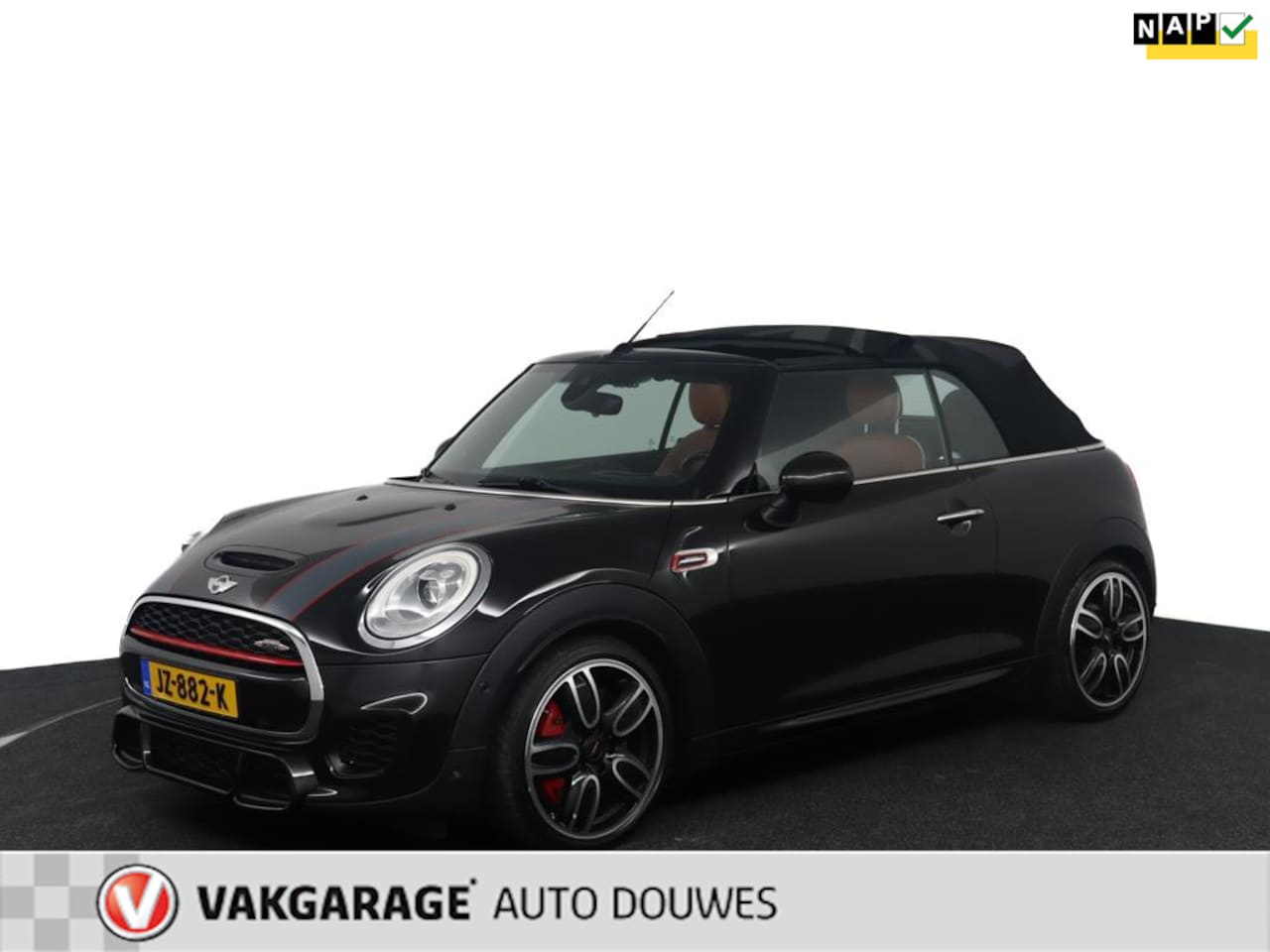 MINI Cabrio - Mini 2.0 John Cooper Works Chili | NAP | Automaat | Leder | 231PK - AutoWereld.nl