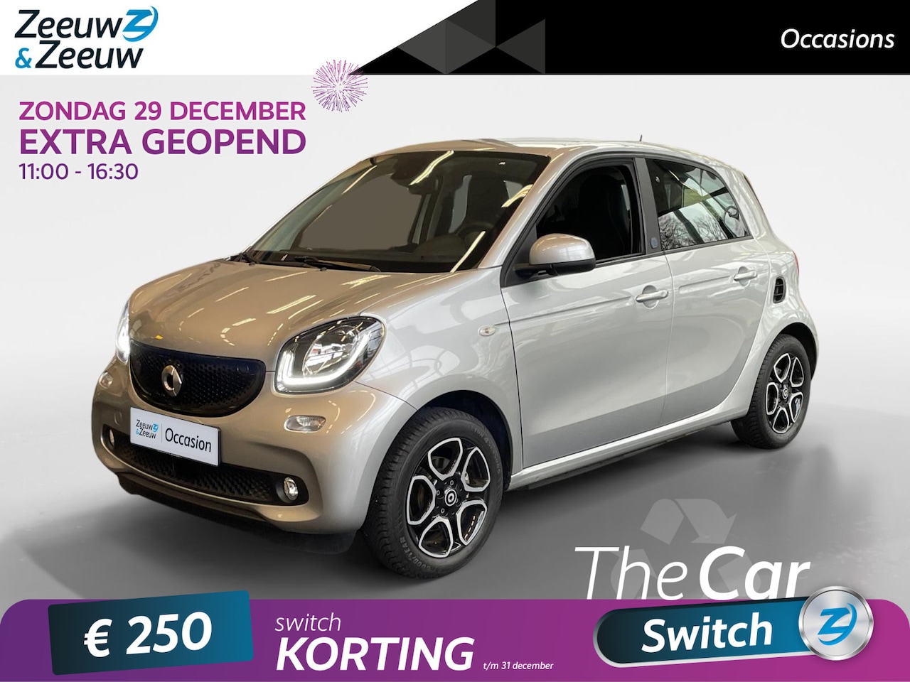 Smart Forfour - EQ Business Solution 18 kWh | Automaat | Navigatie | Airco | Bluetooth | All Season Wielen - AutoWereld.nl