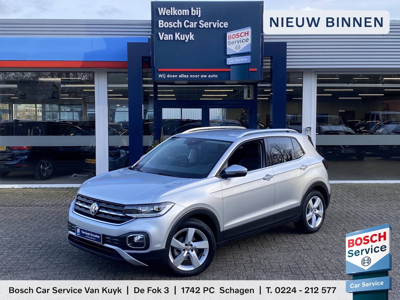 Volkswagen T-Cross - 1.0 TSI Style Business R / Automaat / 116 PK / 47.000 KM / Apple-Carplay / Stoelverwarming - AutoWereld.nl