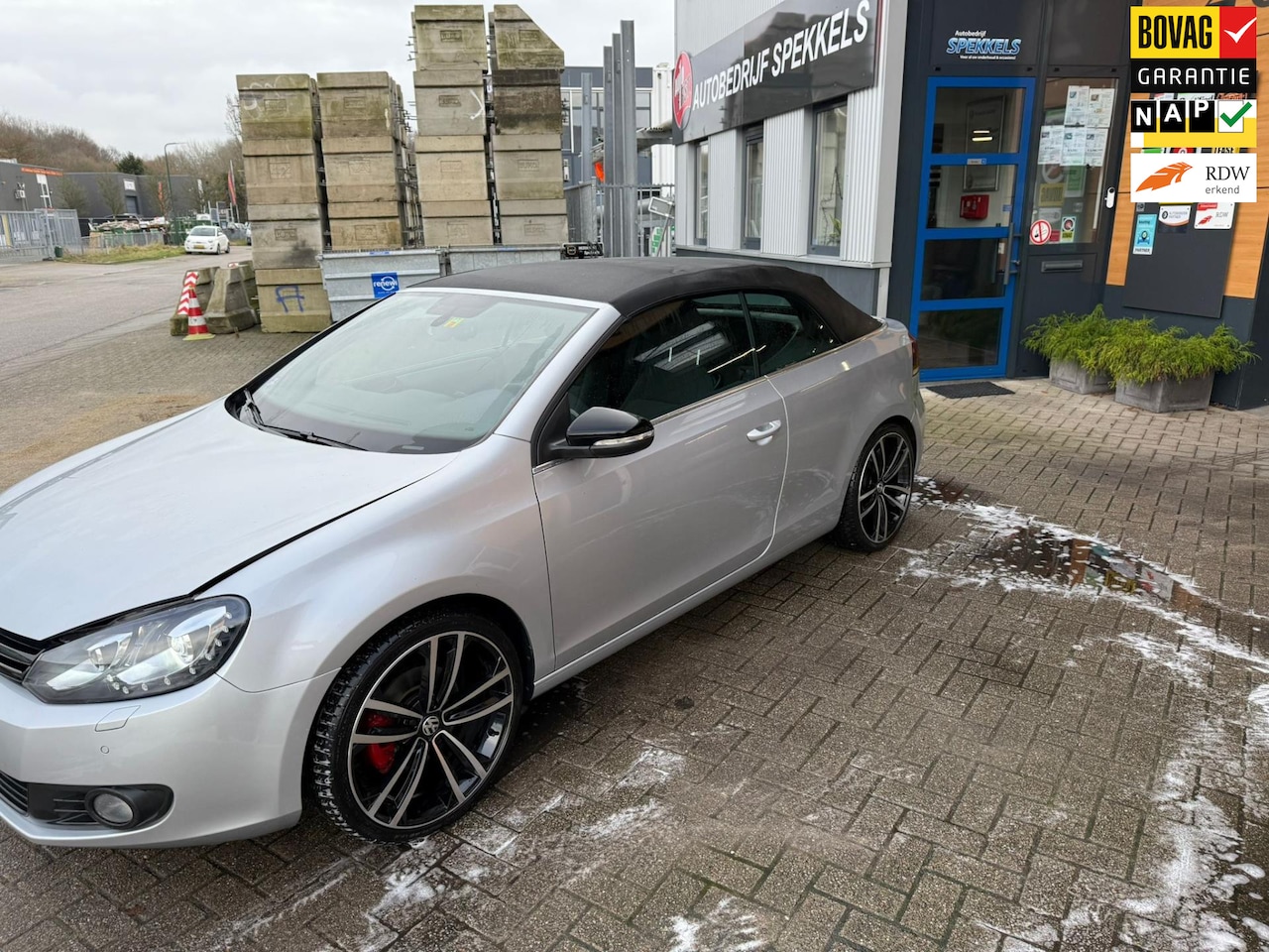 Volkswagen Golf Cabriolet - 1.2 TSI BlueMotion veel extra's 6 maanden garantie nieuwe apk aflevering beurt compleet ge - AutoWereld.nl