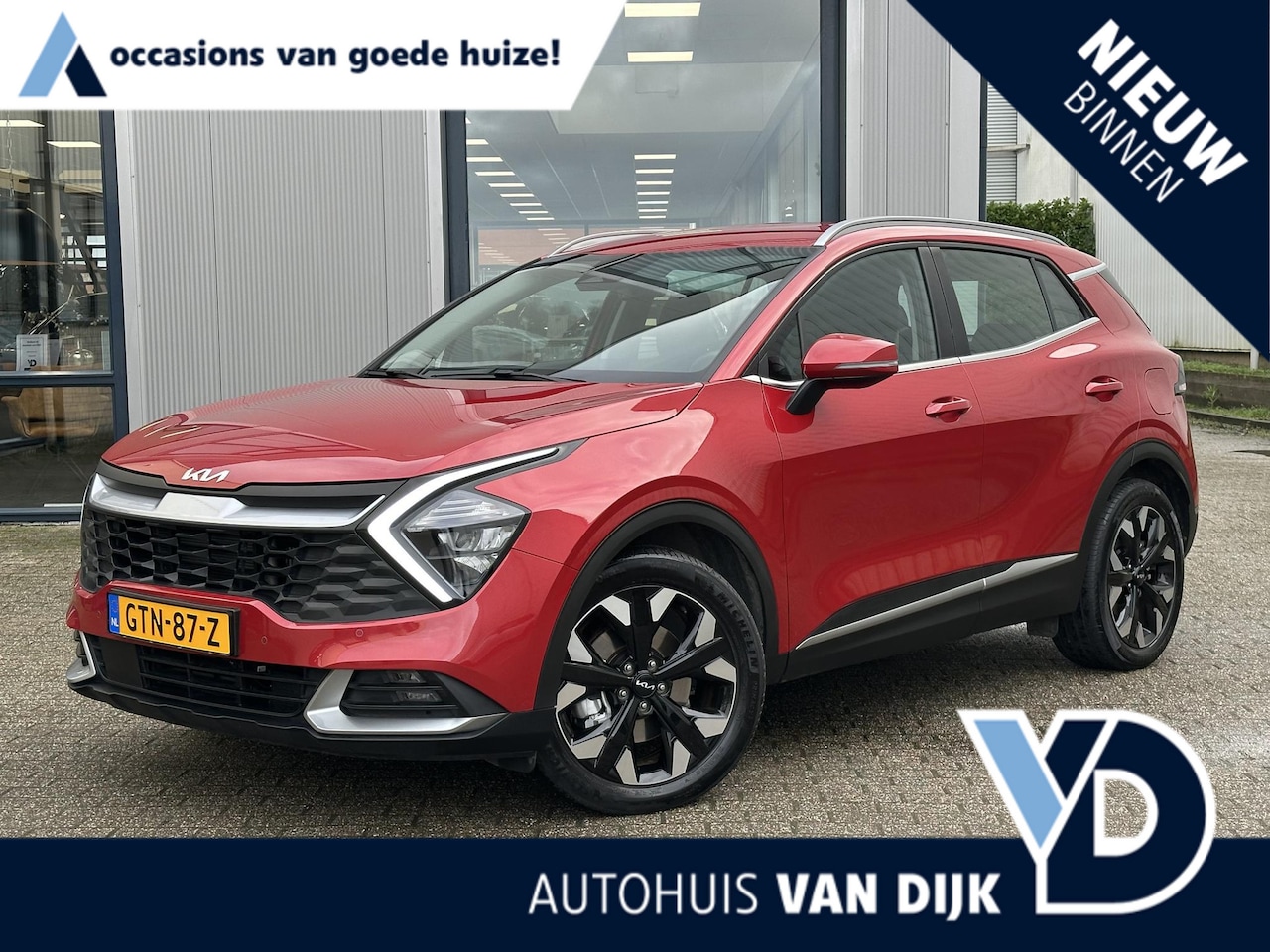 Kia Sportage - 1.6 T-GDi Plug-in Hybrid AWD DynamicLine | Cruise Adaptief/19-inch/LED/Camera - AutoWereld.nl