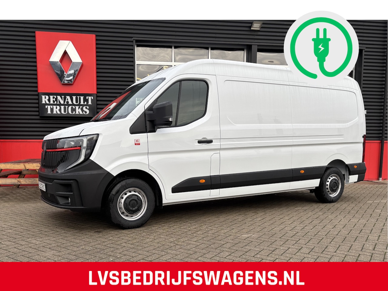 Renault Master - 87 kWh, 130 Kw DC Laden, L3H2 E-tech, Zero Emissie 460 km WLTP, Camera, Trekhaak, Apple ca - AutoWereld.nl