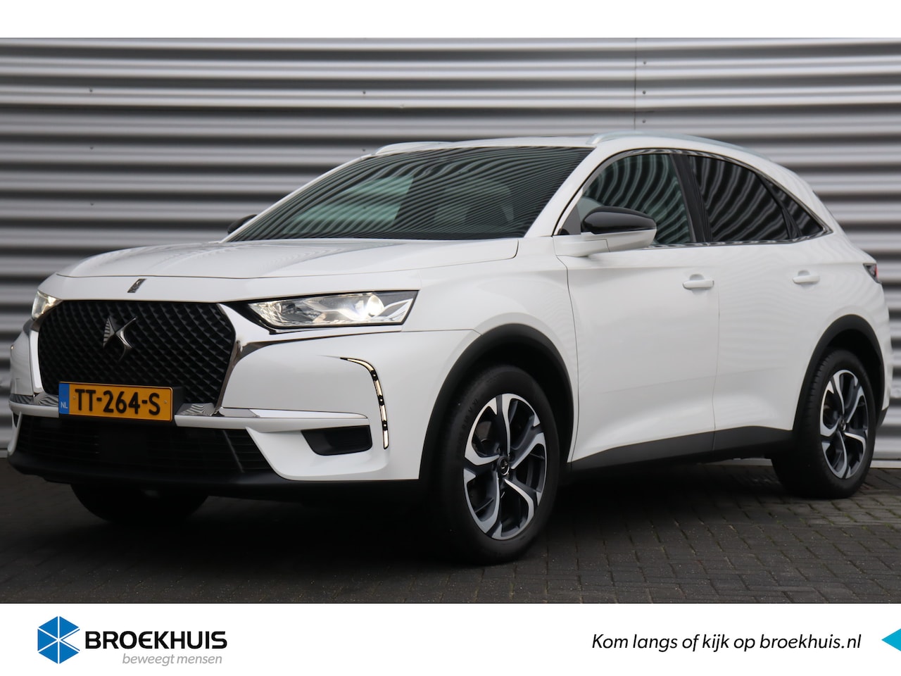 DS 7 Crossback - 1.6 PURETECH 180PK BUSINESS / NAVI / CLIMA / LED / PDC / 18" LMV / KEYLESS / PANO. DAK / B - AutoWereld.nl