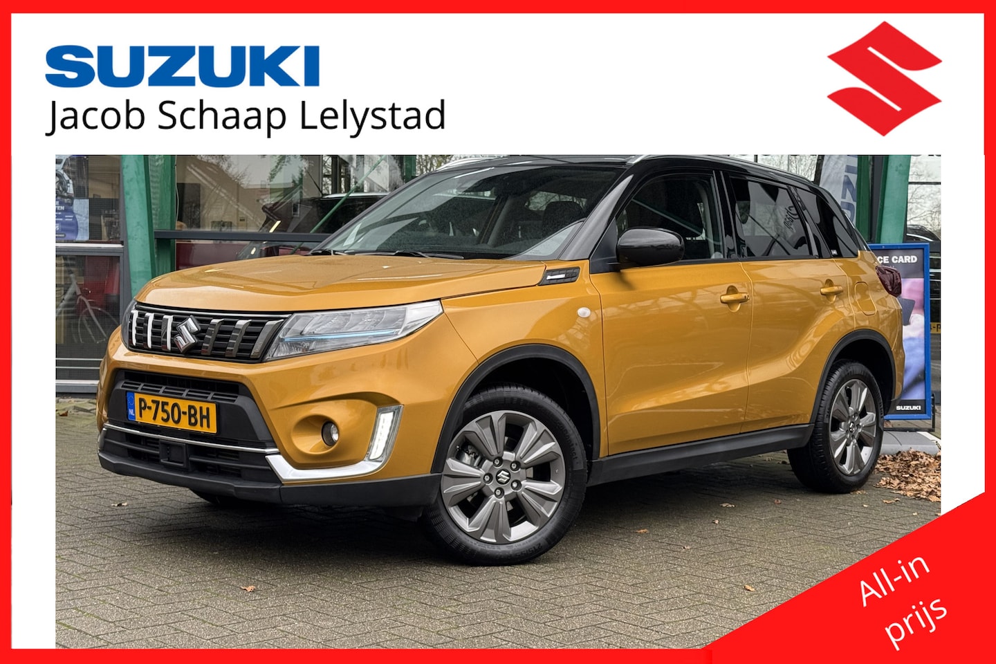 Suzuki Vitara - 1.4 Boosterjet Select Smart Hybrid CVT Automaat | Achteruitrijcamera | Cruise Control | La - AutoWereld.nl