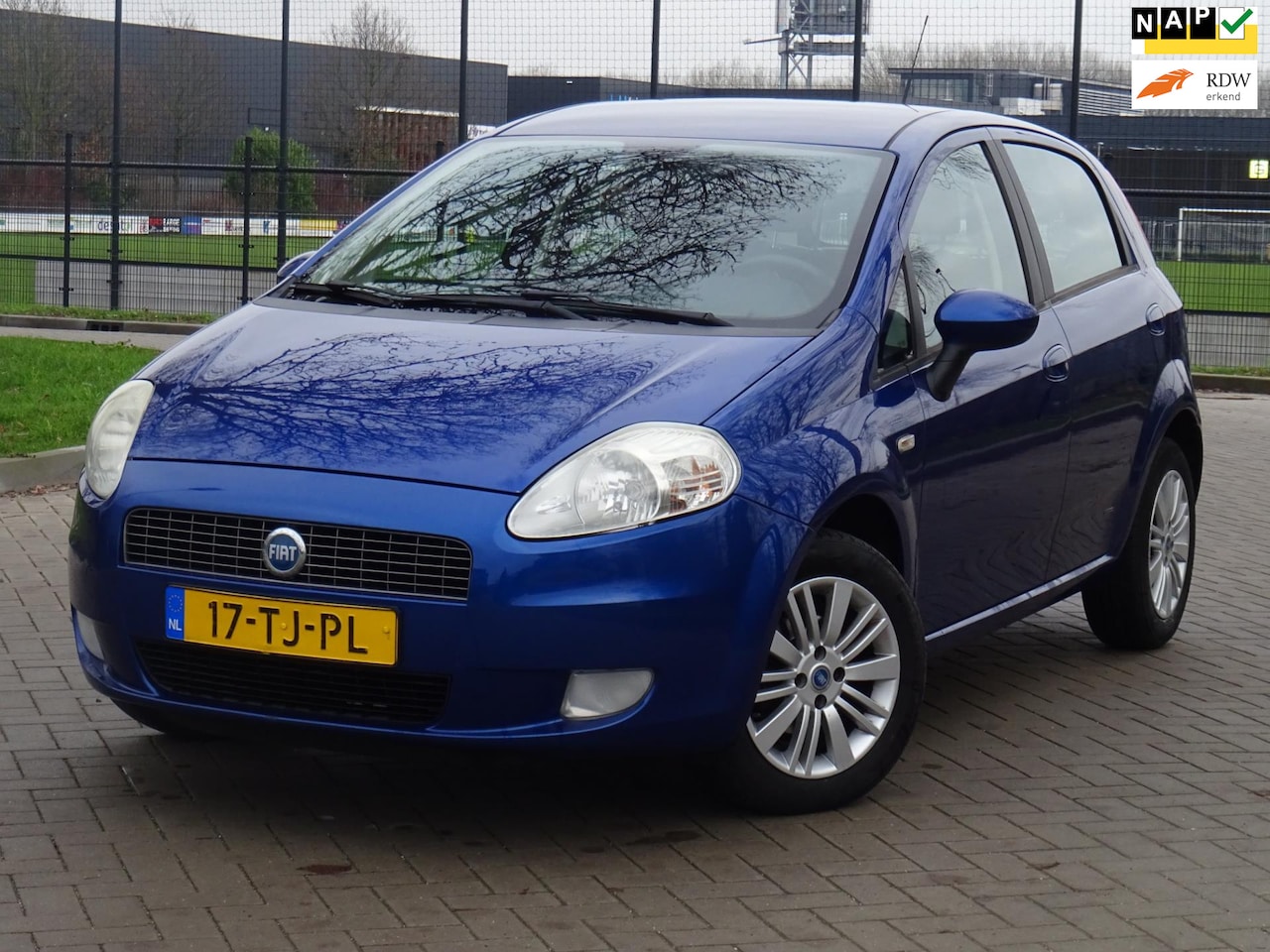 Fiat Grande Punto - 1.4 Edizione Blue & Me 5DRS NAP/CLIMA/APK - AutoWereld.nl