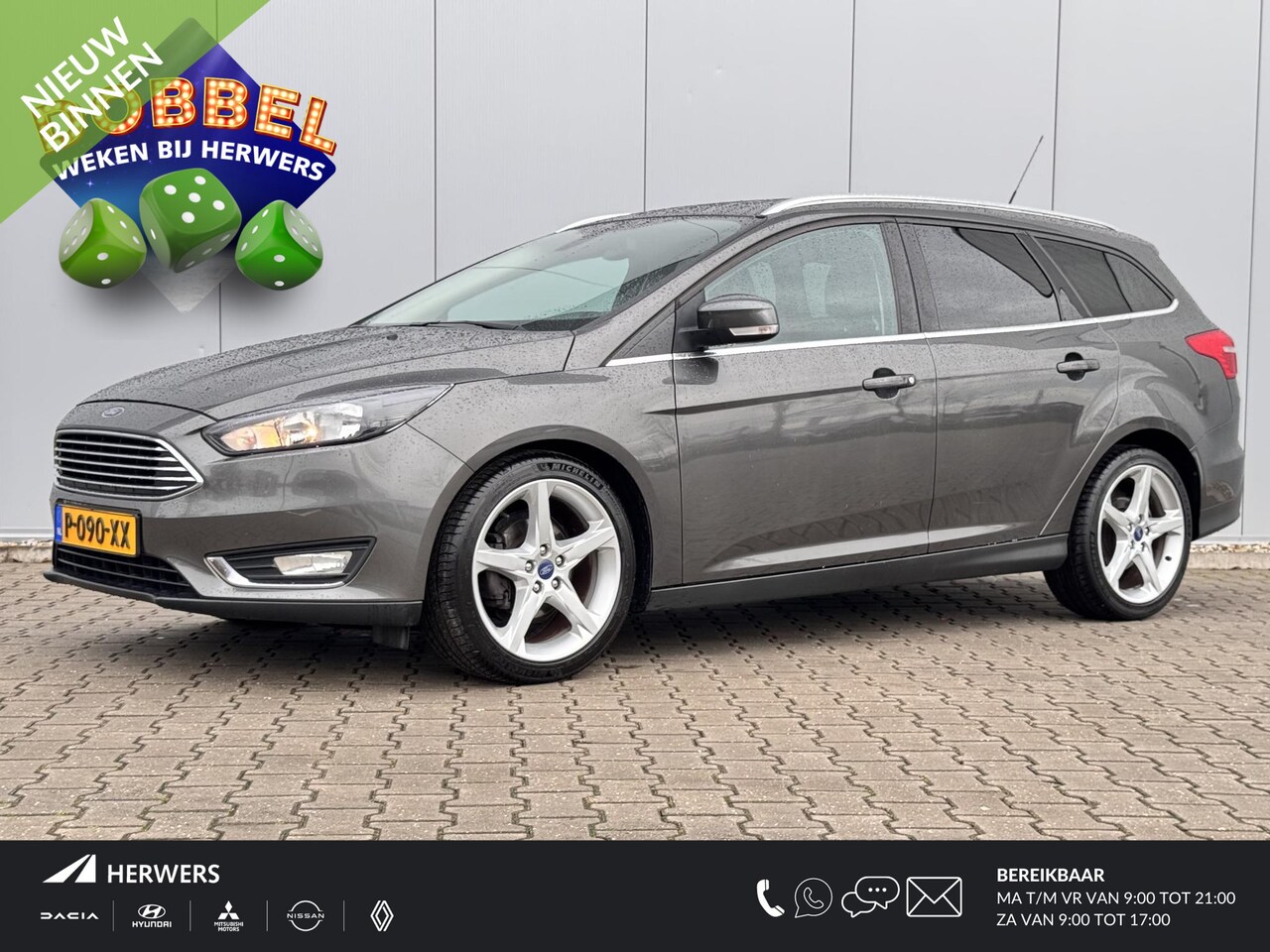 Ford Focus Wagon - 1.0 Titanium / Climate Control / Bluetooth / Cruise Control / Limit Control / Stoelverwarm - AutoWereld.nl