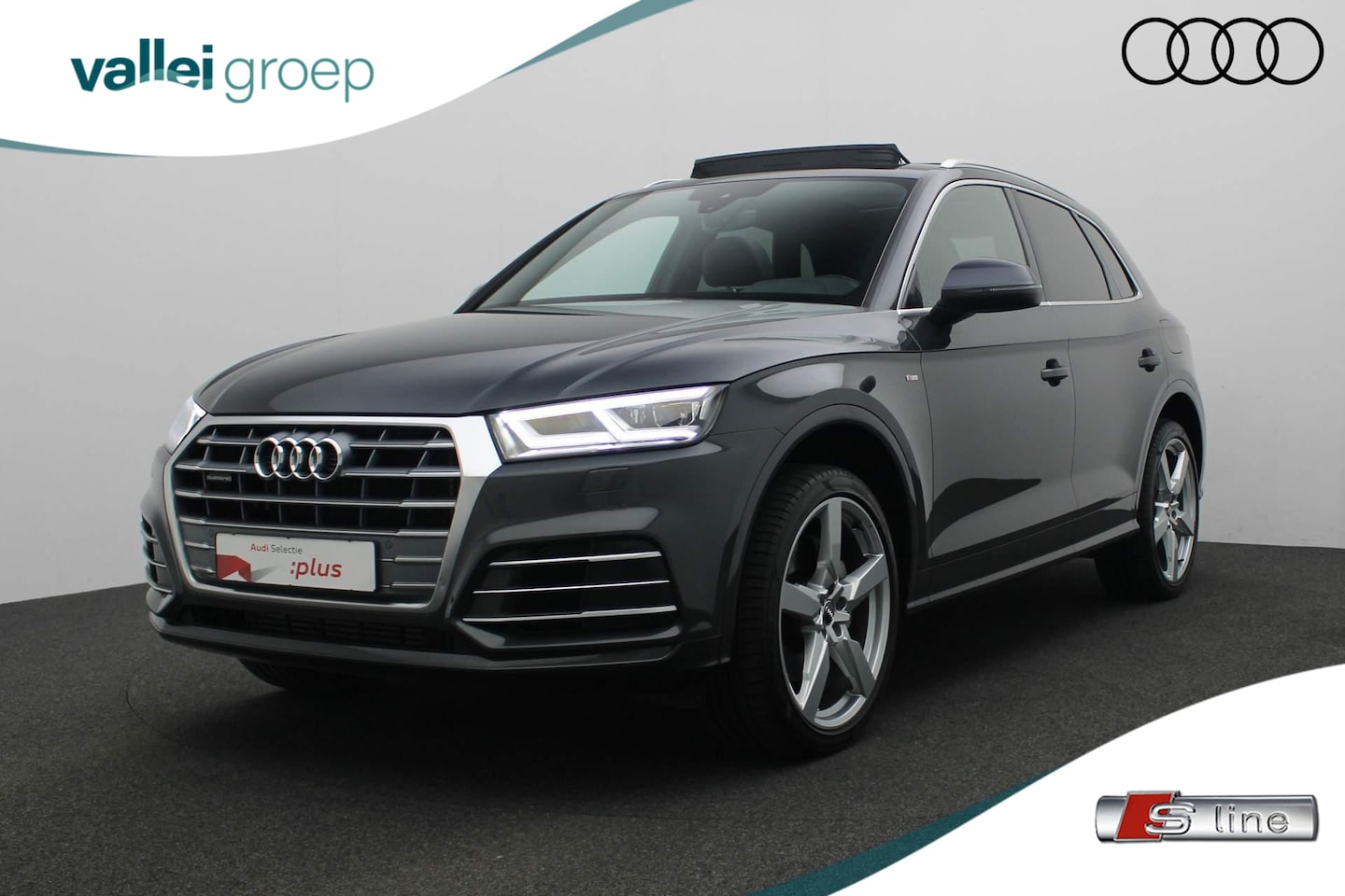 Audi Q5 - 50 TFSI e 299PK S-tronic quattro S edition / S-Line | Pano | Matrix LED | Stoel-/achterban - AutoWereld.nl