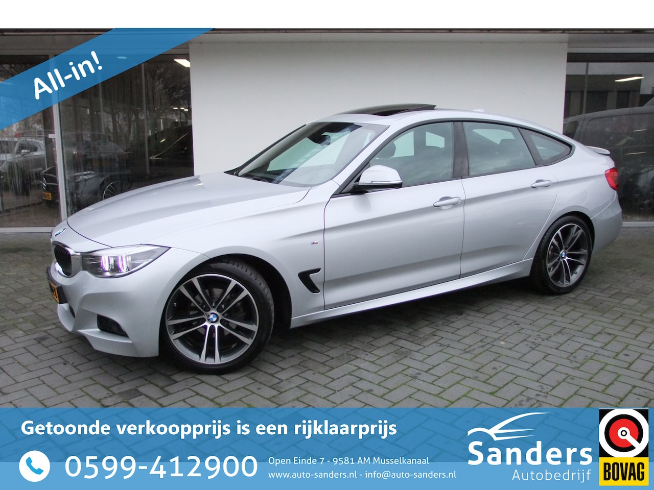 BMW 3-serie Gran Turismo - 320i High Executive / M Pakket/ Panorama/ 19 inch/ Stoelverwarming/ NL auto - AutoWereld.nl