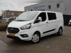 Ford Transit Custom - 320 2.0 TDCI 130PK Euro6 Automaat L2 Trend DC ✓ dubbele cabine 6 persoons ✓ Sortimo inrich