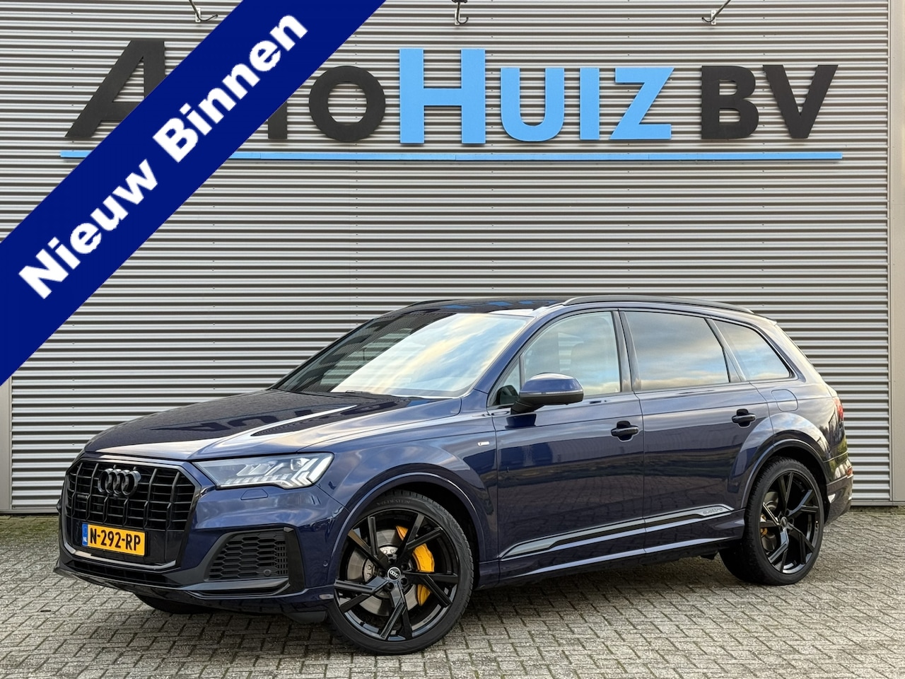 Audi Q7 - 55 TFSI e quattro S-Line Trekhaak Luchtvering Carplay 360 graden camera 22 Inch velgen S-L - AutoWereld.nl