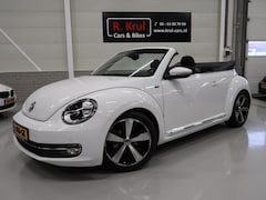 Volkswagen Beetle Cabriolet - 1.2 TSI Allstar Airco-ecc Navigatie Camera BT App-connect 18 inch Sportvelgen Half leer St