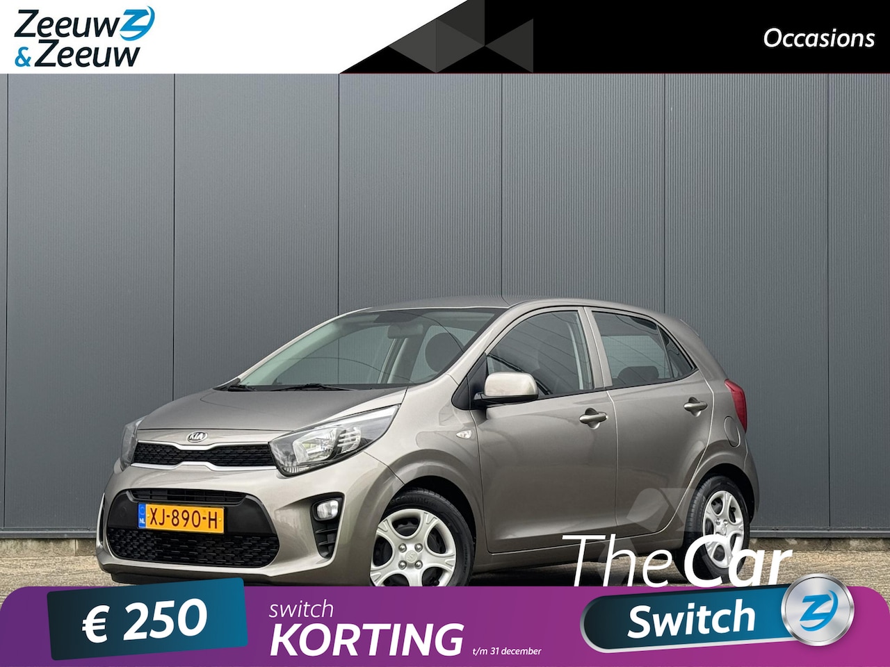 Kia Picanto - 1.0 CVVT EconomyPlusLine | Dealeronderhoud | Airco | Bluetooth Audio| El.Pakket | Slechts - AutoWereld.nl