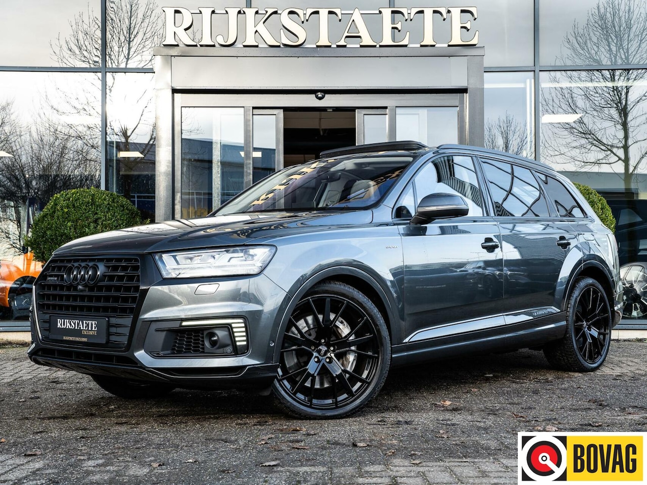 Audi Q7 - 3.0 TDI E-Tron Quattro|PANO|360°|TREKHAAK|LUCHTV. - AutoWereld.nl