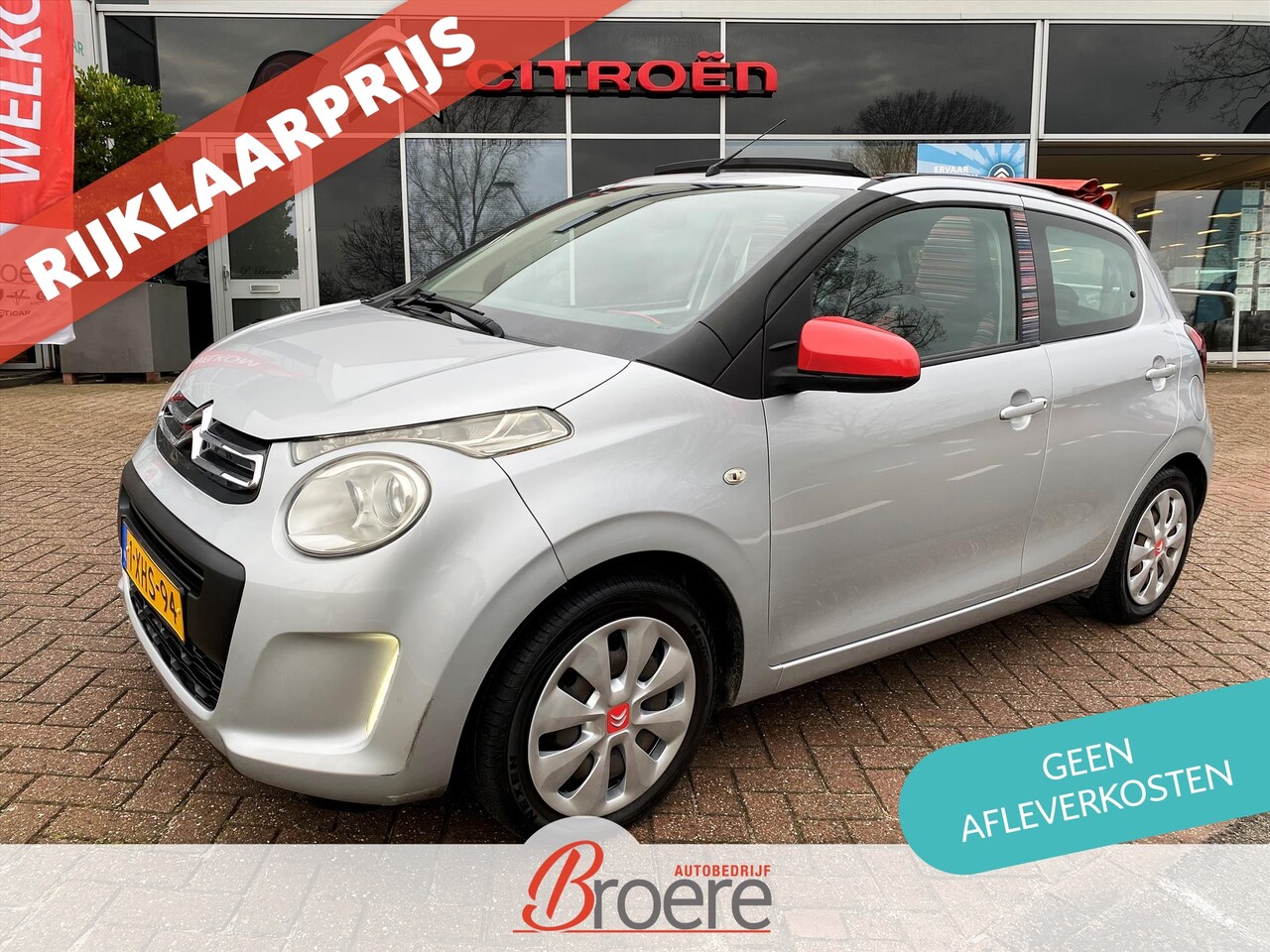 Citroën C1 - 1.0 VTi 68PK 5D AIRSCAPE FEEL EDITION | touchscreen audio unit met bluetooth, parkeersenso - AutoWereld.nl