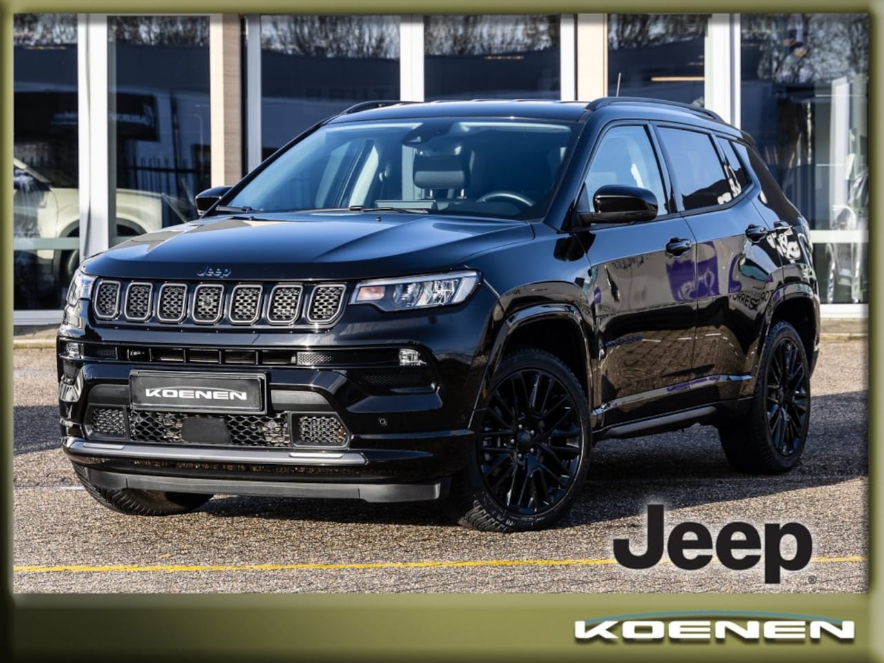 Jeep Compass - 4XE 240 PHEV S ADAPTIEVE CRUISE / 19 LM / 360 gr Camera, Black P - AutoWereld.nl