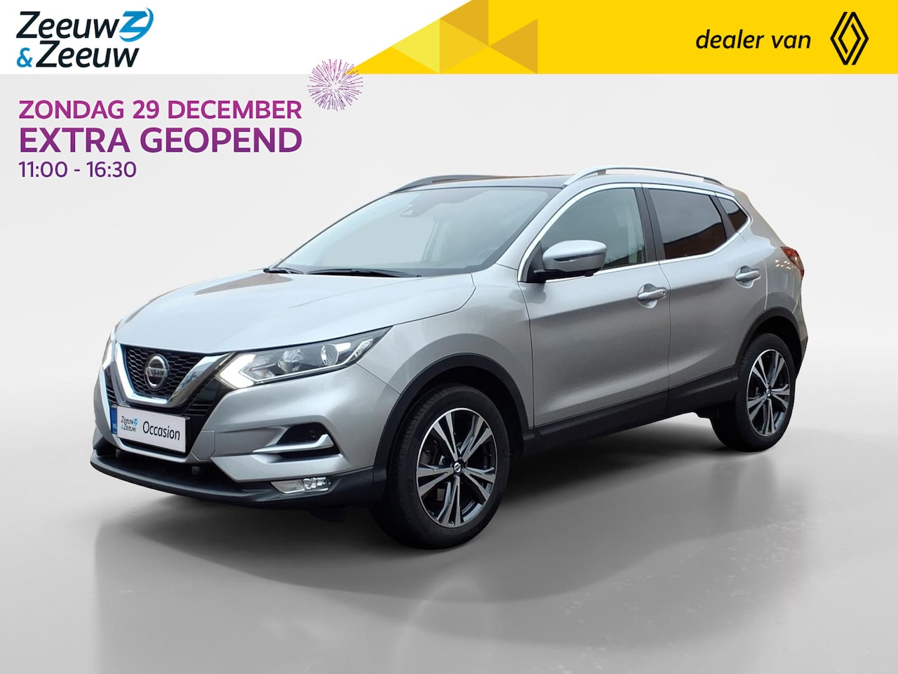 Nissan Qashqai - 1.3 DIG-T N-Connecta Lage kilometers | ECC | Panoramadak | Navi | enz..... - AutoWereld.nl