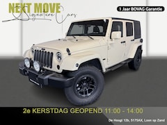 Jeep Wrangler Unlimited - 3.8 70th Anniversary✅Stoelverwarming✅Trekhaak✅Cruise Control✅Achteruitrijcamera✅Airco✅UNIE