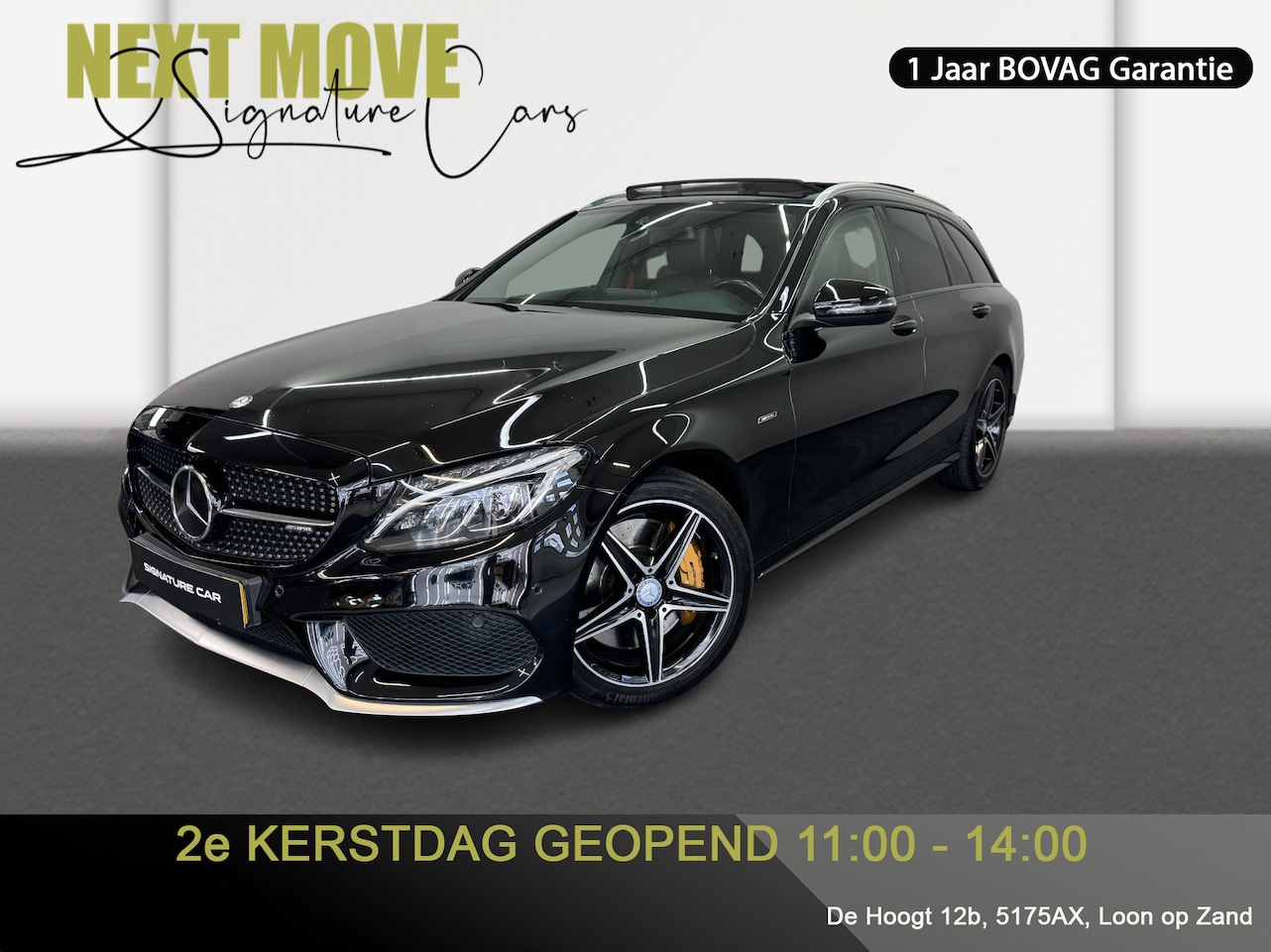 Mercedes-Benz C-klasse Estate - AMG 45 4MATIC✅Panoramadak✅Sfeerverlichting✅Burmester✅Adaptive Cruise Control✅Stoelverwarmi - AutoWereld.nl