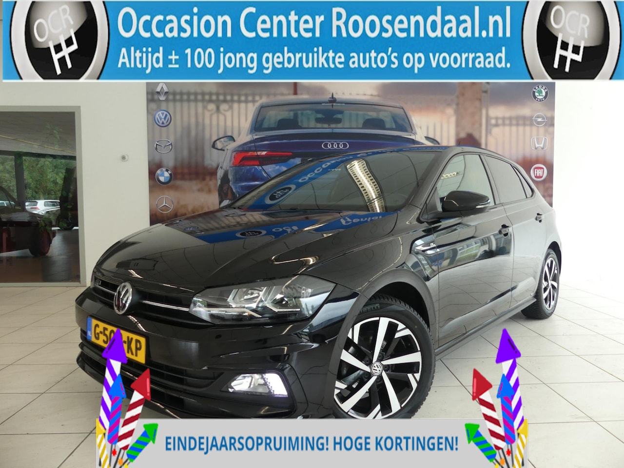 Volkswagen Polo - 1.0 TSI Highline R-line Beats-audio AppleCarPlay LMV ACCruise Clima NAP! RIJKLAARPRIJS - AutoWereld.nl