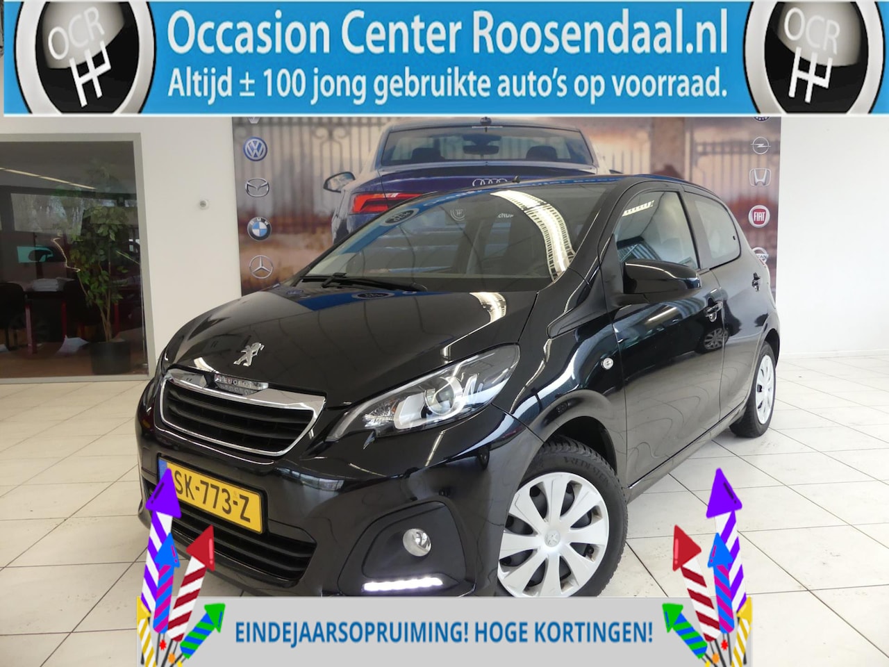 Peugeot 108 - 1.0 e-VTi Active 1.0 e-VTi Active 5-deurs, Airco Centralevergrendeling Elek-ramen NAP 1e Eigenaar Boekjes + - AutoWereld.nl