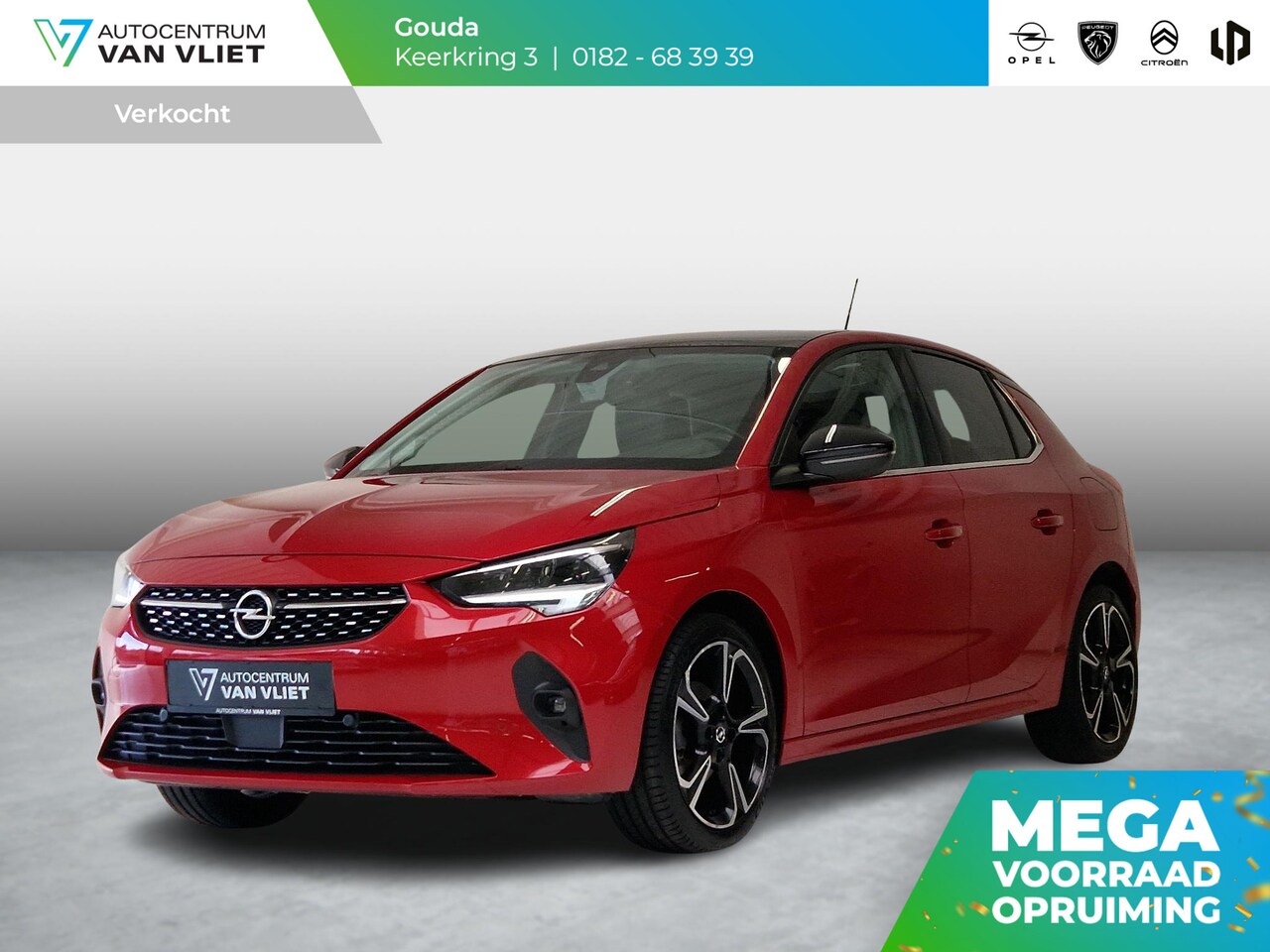 Opel Corsa - 1.2 Elegance | Panoramadak | Stoelverwarming | Stuurwielverwaming | Apple Carplay/Android - AutoWereld.nl