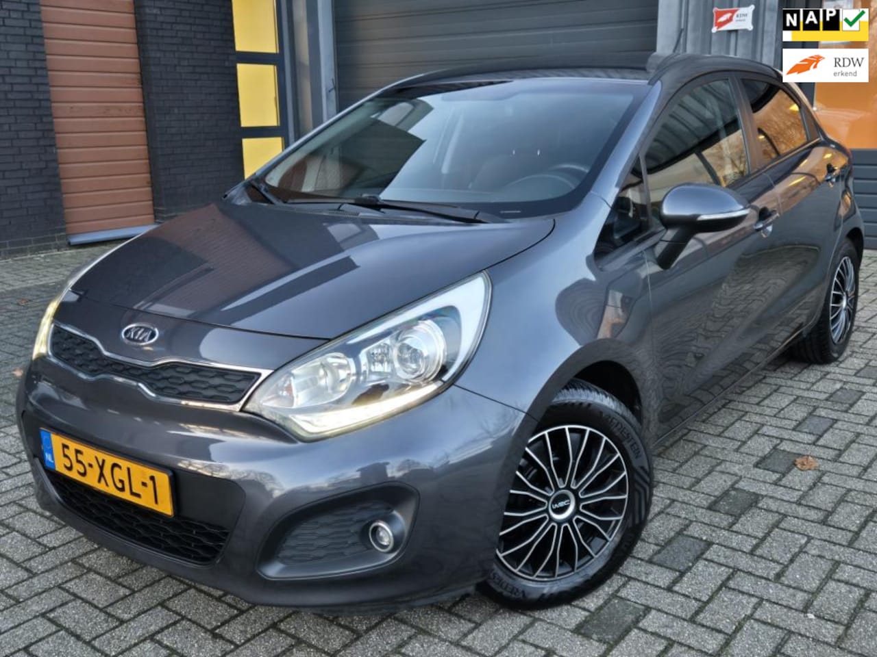 Kia Rio - 1.2 CVVT Super Pack Airco/5-Deurs/Cruise Control - AutoWereld.nl