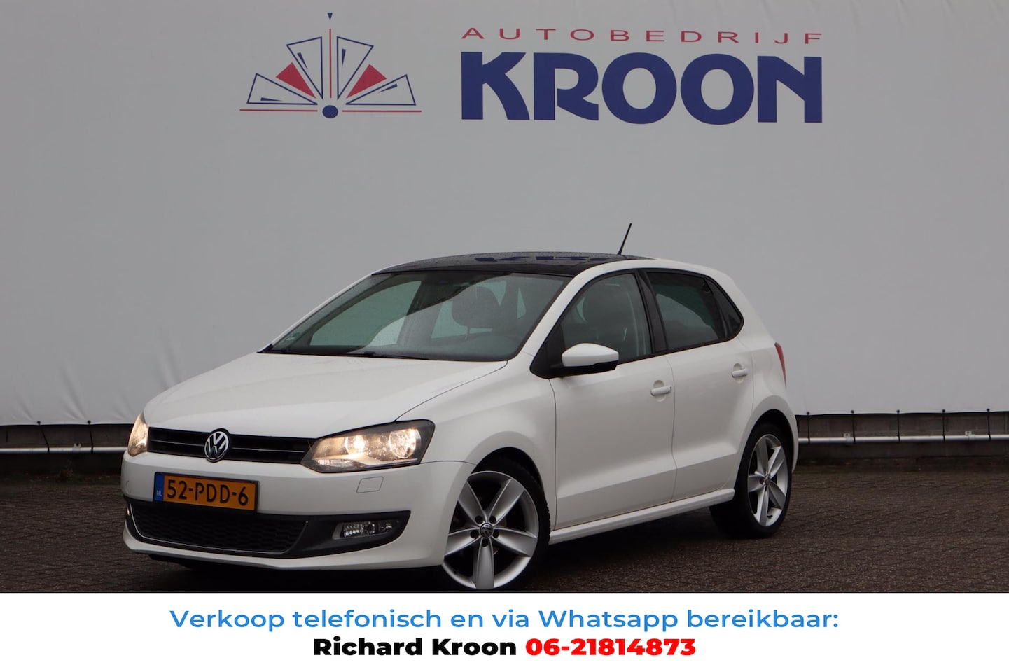 Volkswagen Polo - 1.2 TSI Highline 1.2 TSI Highline, Panoramadak, Stoelverwarming. - AutoWereld.nl