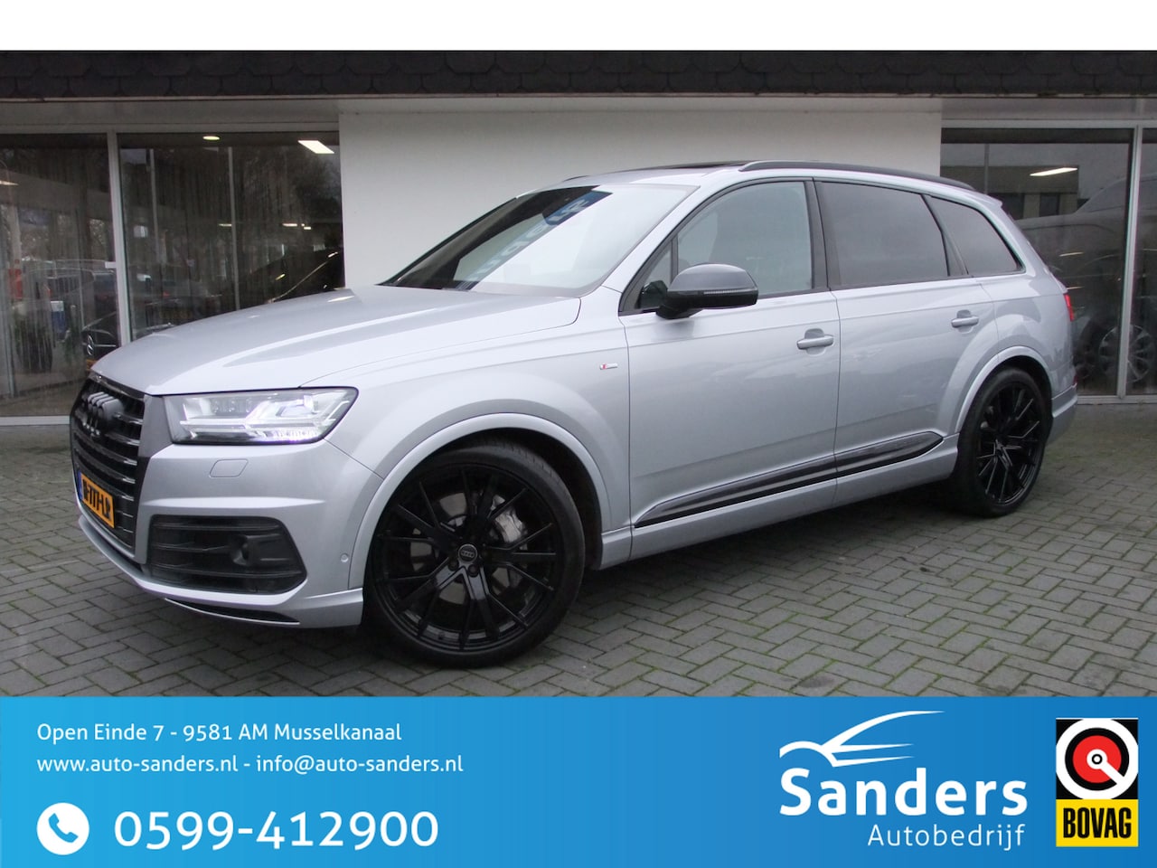 Audi Q7 - 3.0 TDI quattro Pro Line + 7p / Luchtvering/ Head-up /Trekhaak/ Softclose/ Panorama/ Bose/ - AutoWereld.nl