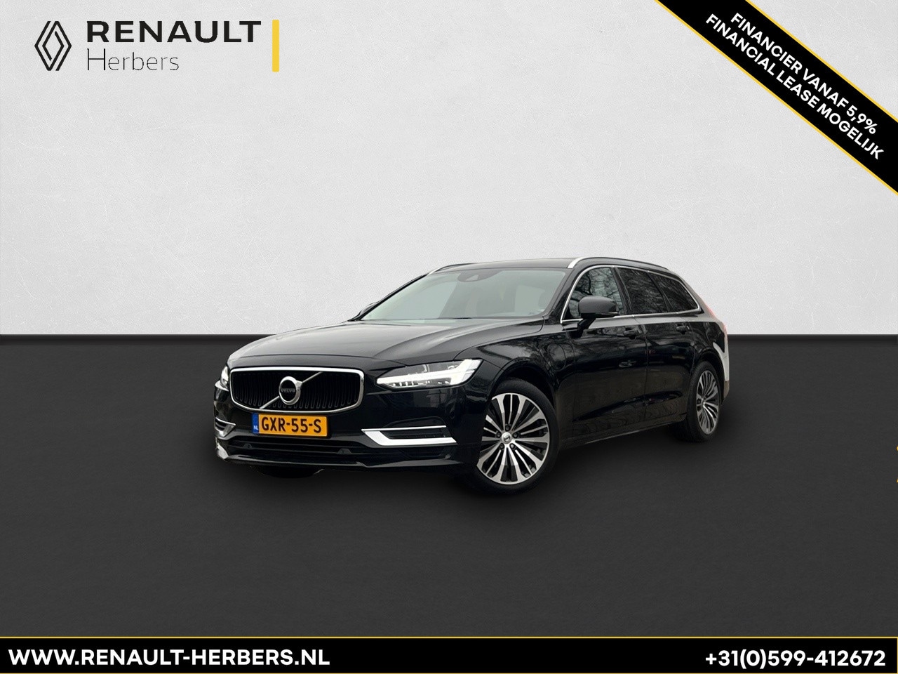 Volvo V90 - 2.0 T8 AWD Momentum Pro PLUG IN HYBRID / PDC V+A / STOELVERWARMING 4X / HALF LEER / 18 INC - AutoWereld.nl